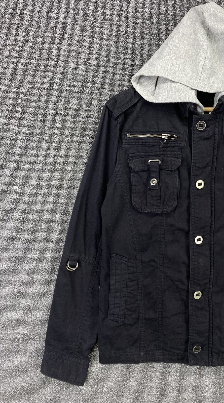 In The Attic Vintage In The Attic Punk Style Tactical Jacket Size M / US 6-8 / IT 42-44 - 8 Thumbnail