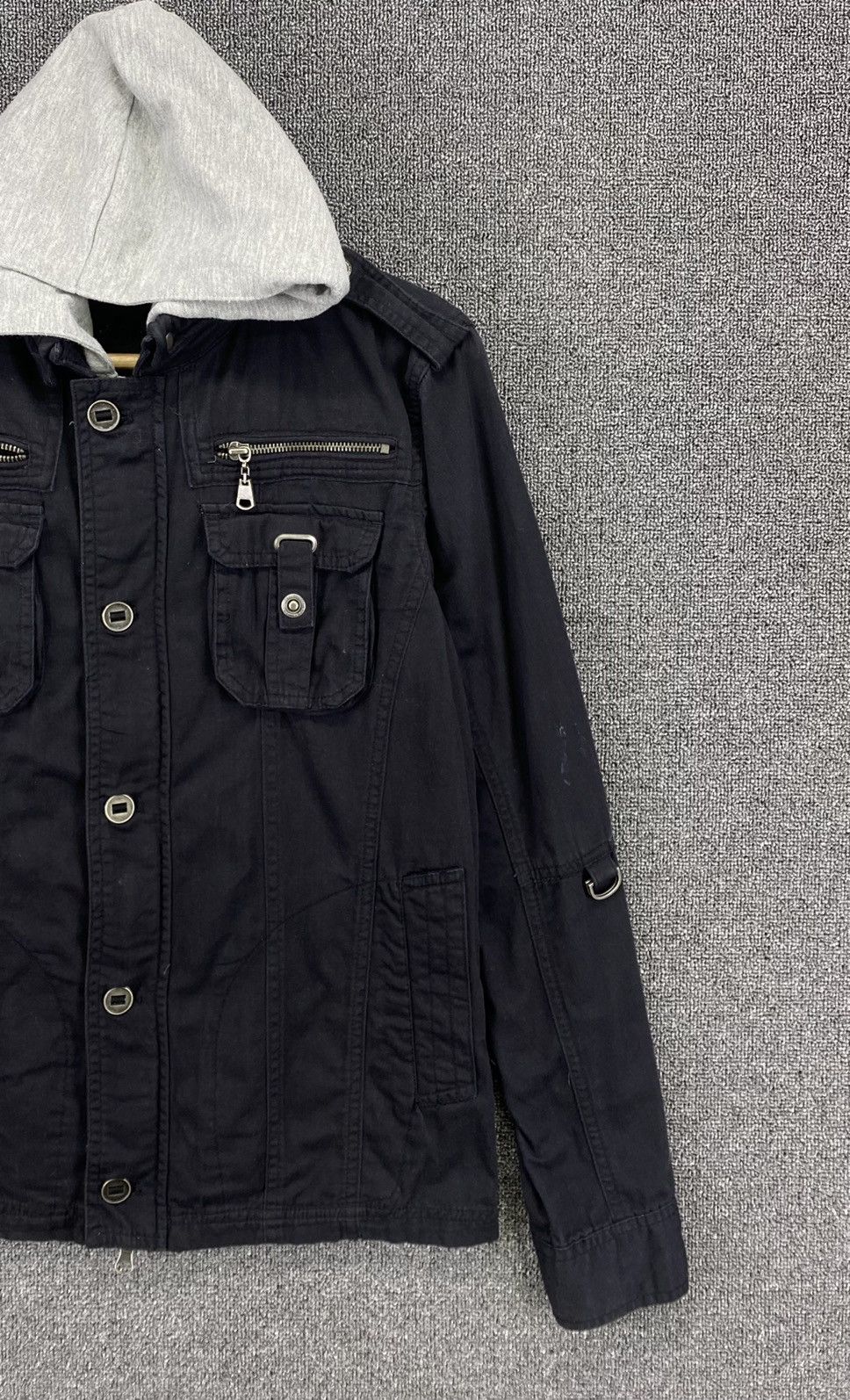 In The Attic Vintage In The Attic Punk Style Tactical Jacket Size M / US 6-8 / IT 42-44 - 7 Thumbnail