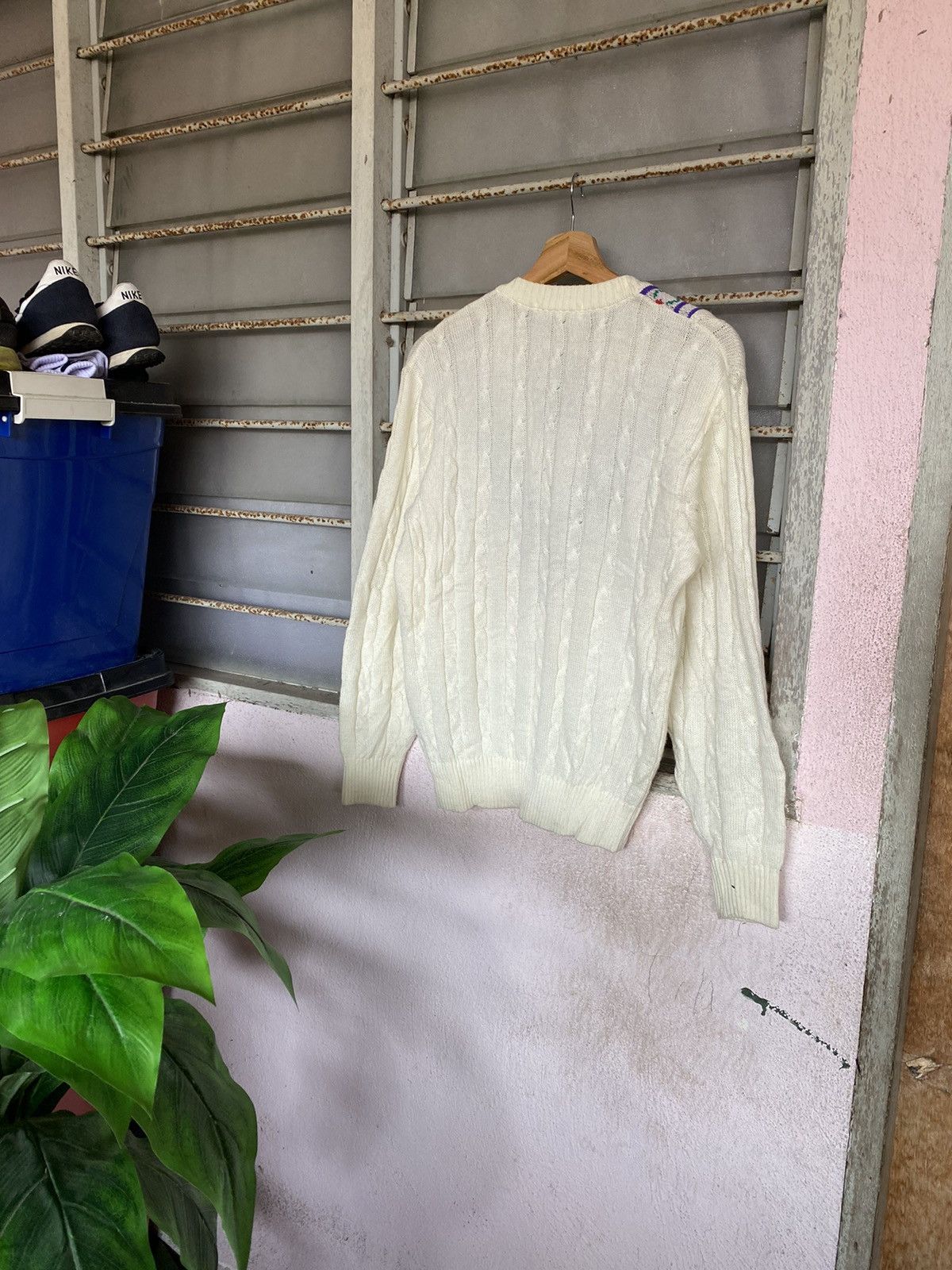 Japanese Brand Vintage Pro Kennex Cable Knit Sweater Size US M / EU 48-50 / 2 - 2 Thumbnail