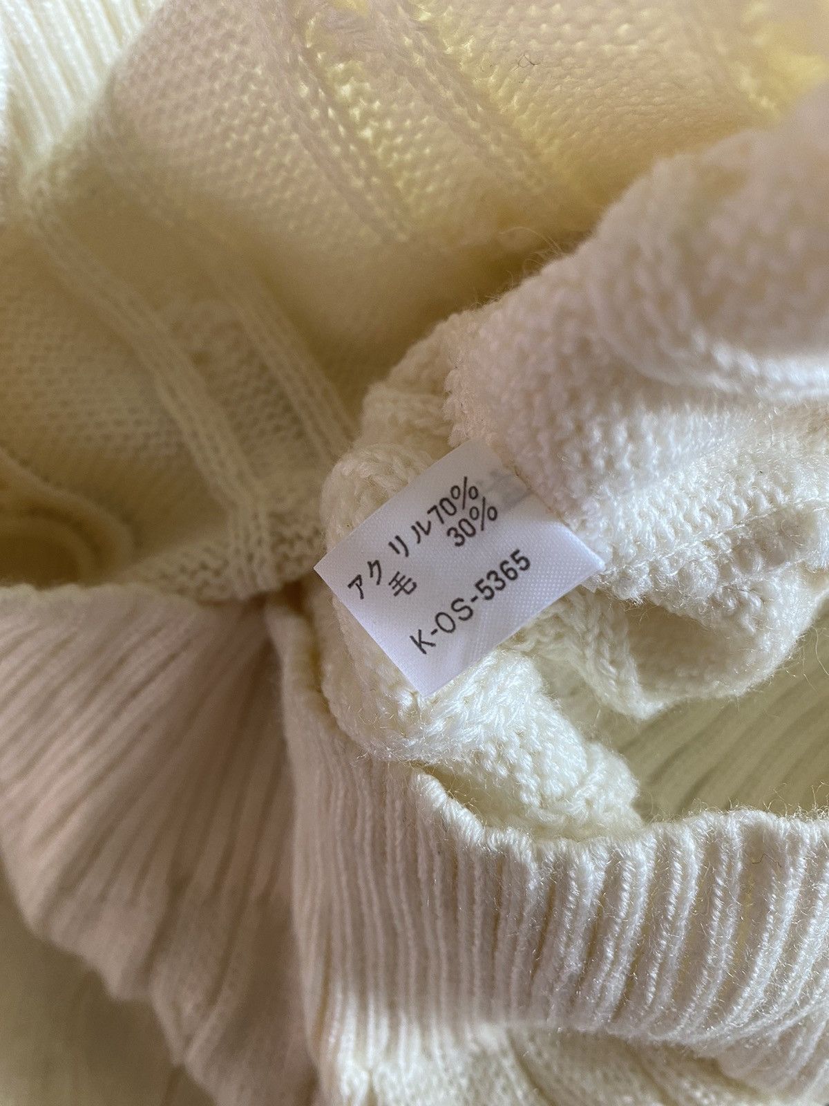 Japanese Brand Vintage Pro Kennex Cable Knit Sweater Size US M / EU 48-50 / 2 - 8 Thumbnail