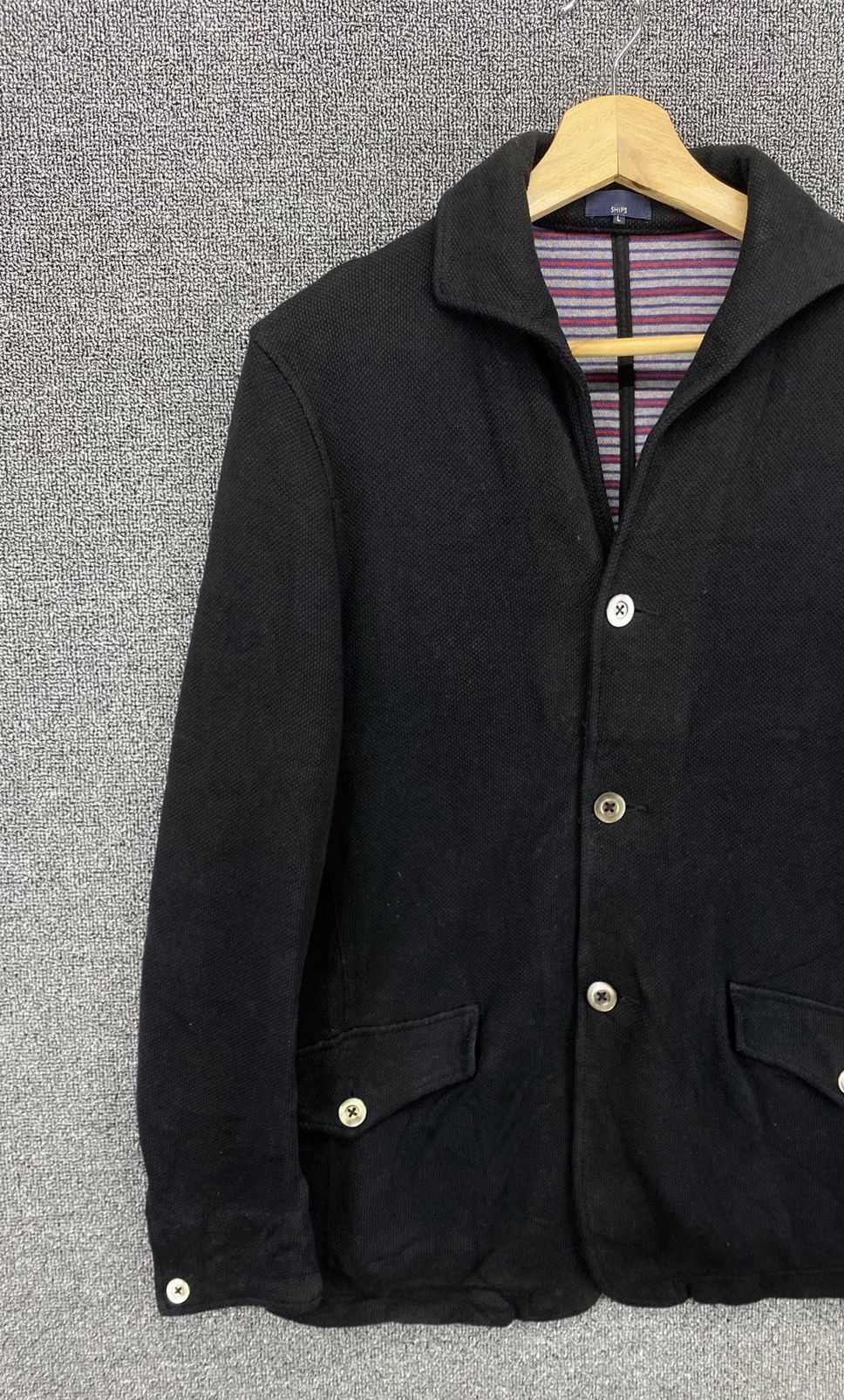 Japanese Brand Vintage Ships Coat Light Jacket Size L / US 10 / IT 46 - 3 Thumbnail