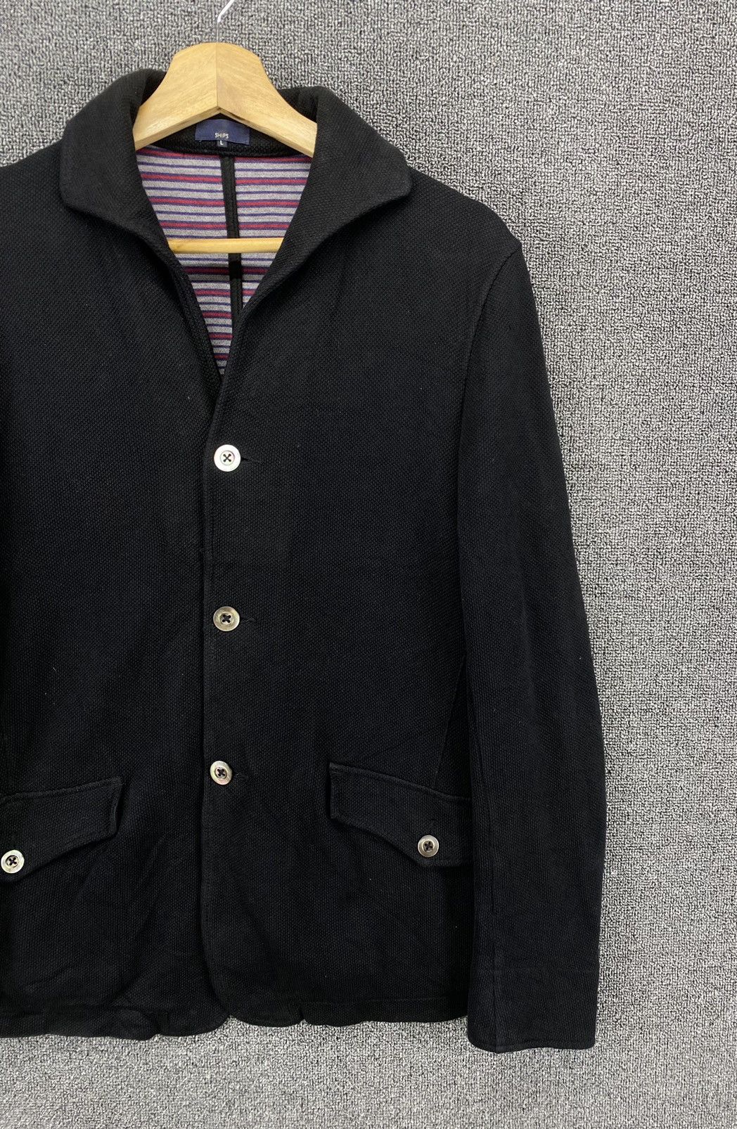 Japanese Brand Vintage Ships Coat Light Jacket Size L / US 10 / IT 46 - 4 Thumbnail