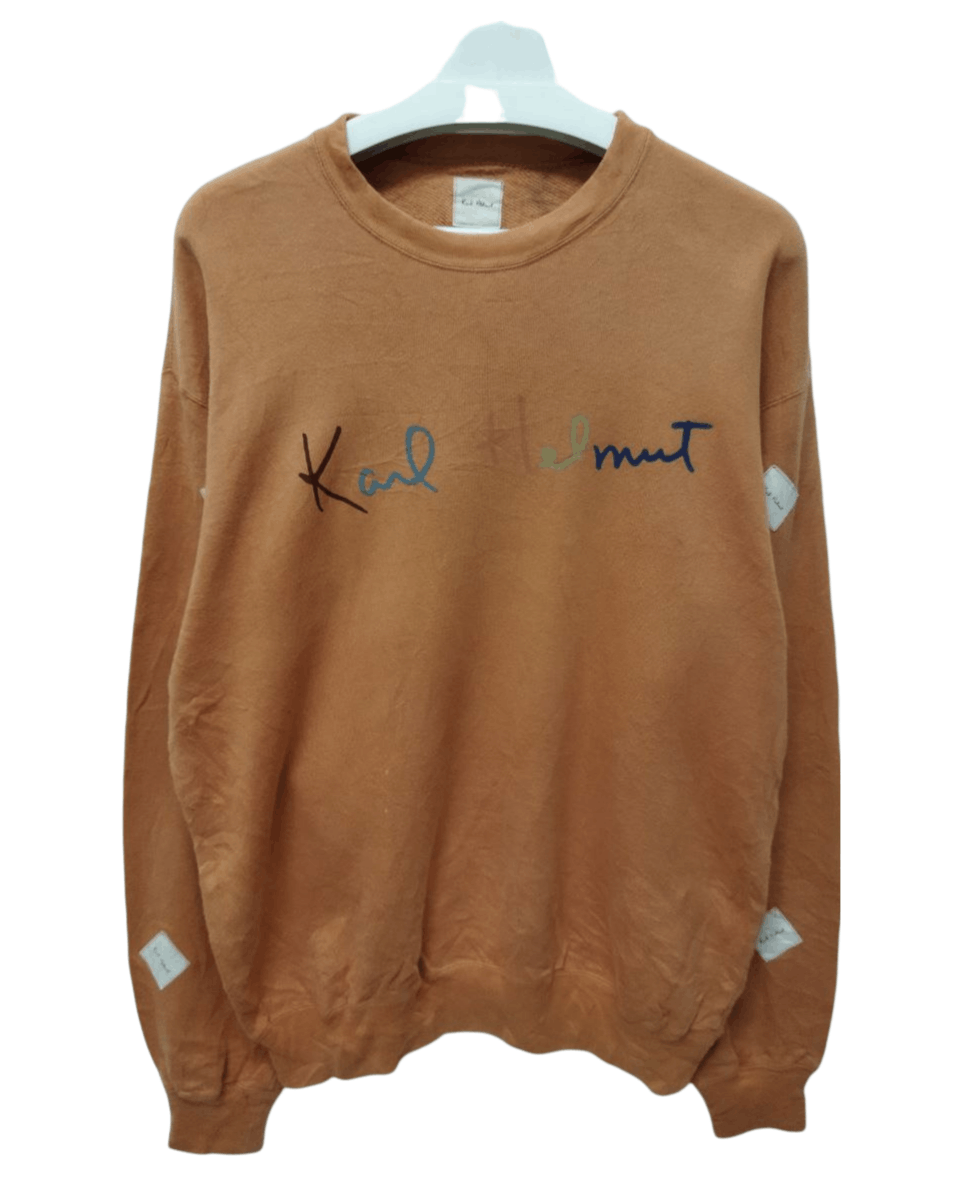 Karl Helmut Vintage Karl Helmut Spellout Sweatshirt Size US L / EU 52-54 / 3 - 1 Thumbnail