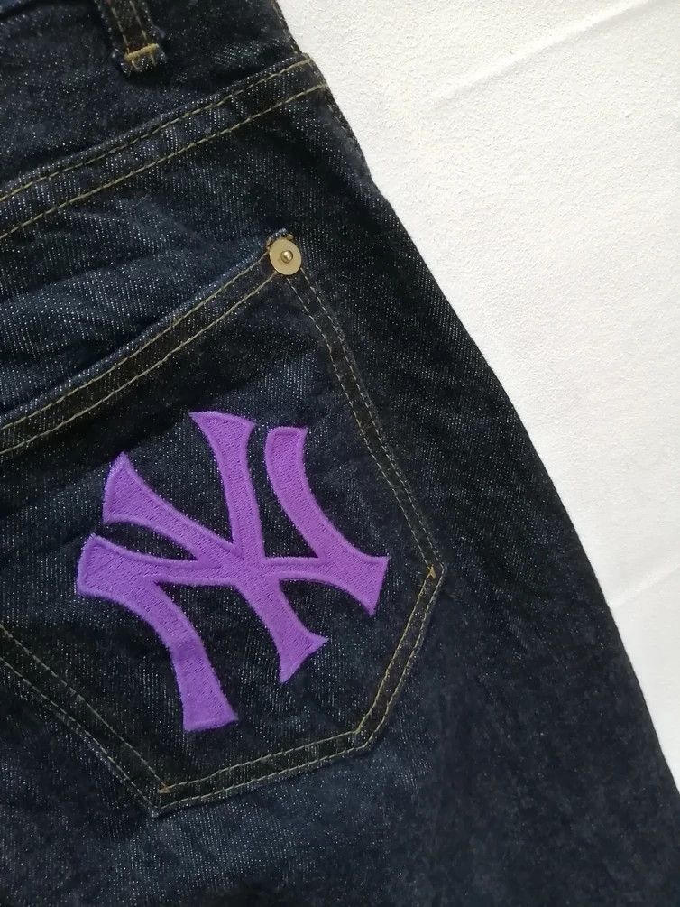MLB MAJOR LEAGUE BASEBALL by LB-03 New York Jeans Size US 32 / EU 48 - 9 Thumbnail