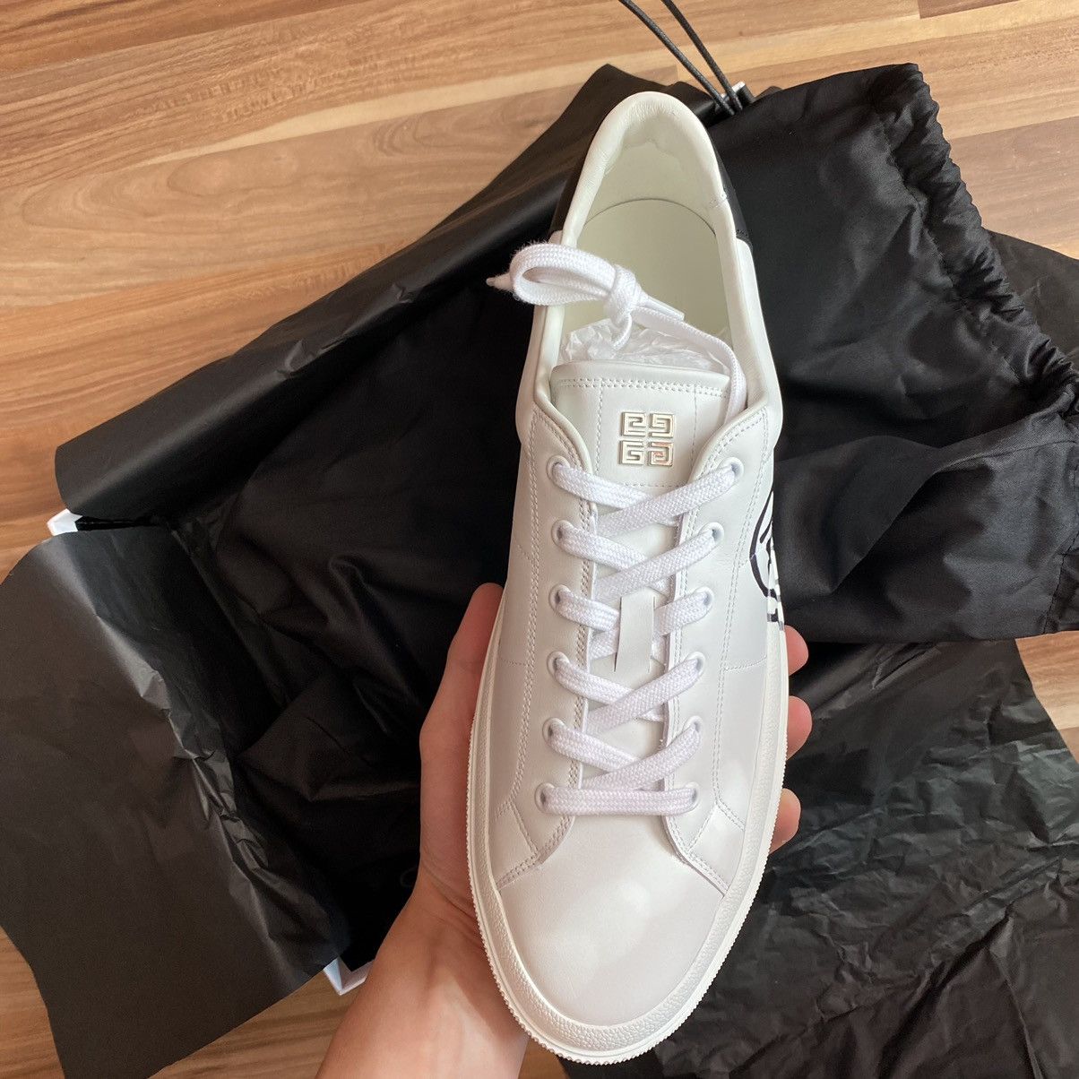 Givenchy Givenchy Chito City Court Dog Print Low Top Sneakers Size US 12 / EU 45 - 5 Thumbnail