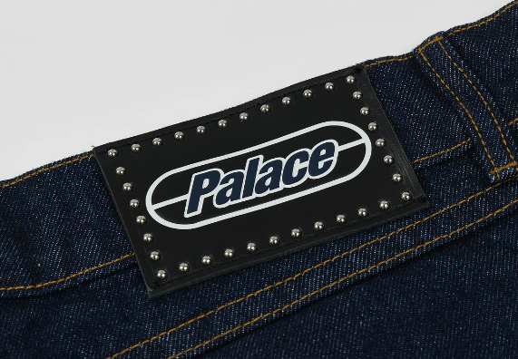 Palace Palace Chain Script Jean Indigo 34 Size US 34 / EU 50 - 3 Thumbnail
