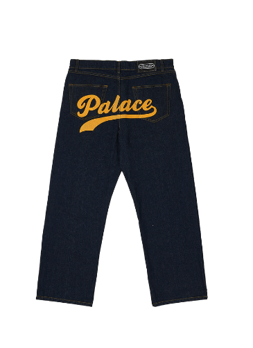Palace Palace Chain Script Jean Indigo 34 Size US 34 / EU 50 - 1 Thumbnail