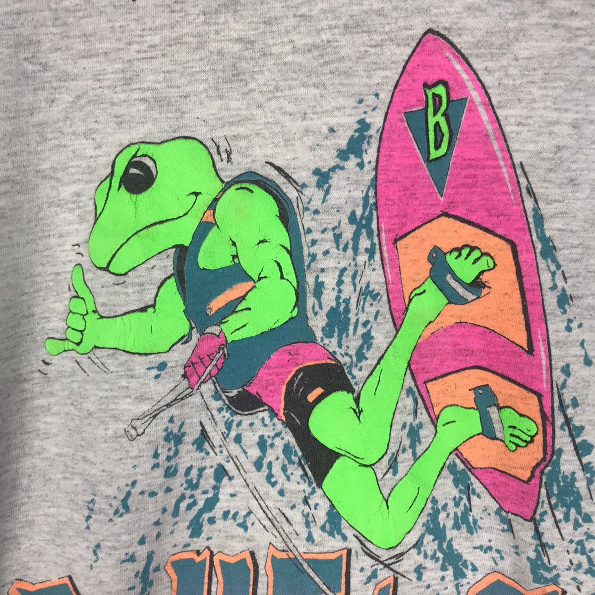 Vintage Vintage 90s Bullfrog Sunblock Surf Graphic Size US L / EU 52-54 / 3 - 6 Thumbnail