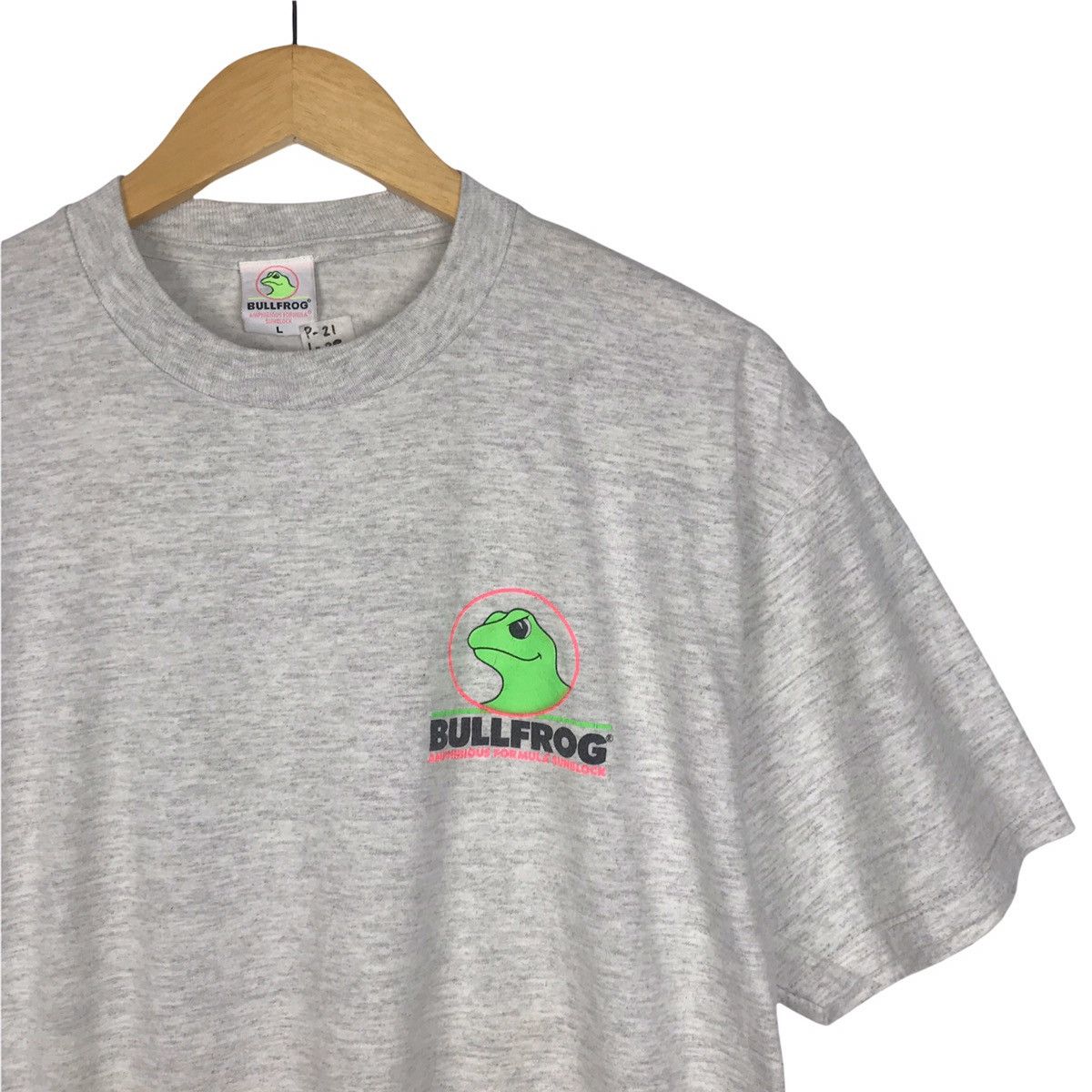 Vintage Vintage 90s Bullfrog Sunblock Surf Graphic Size US L / EU 52-54 / 3 - 4 Thumbnail