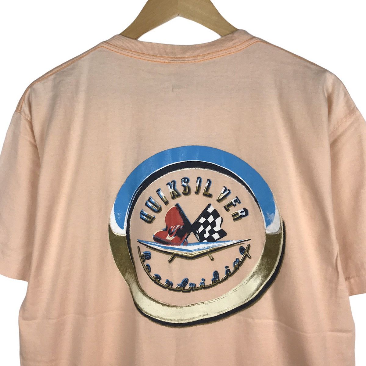 Quiksilver × Vintage Vintage 90s Quiksilver Tees Size US L / EU 52-54 / 3 - 3 Thumbnail