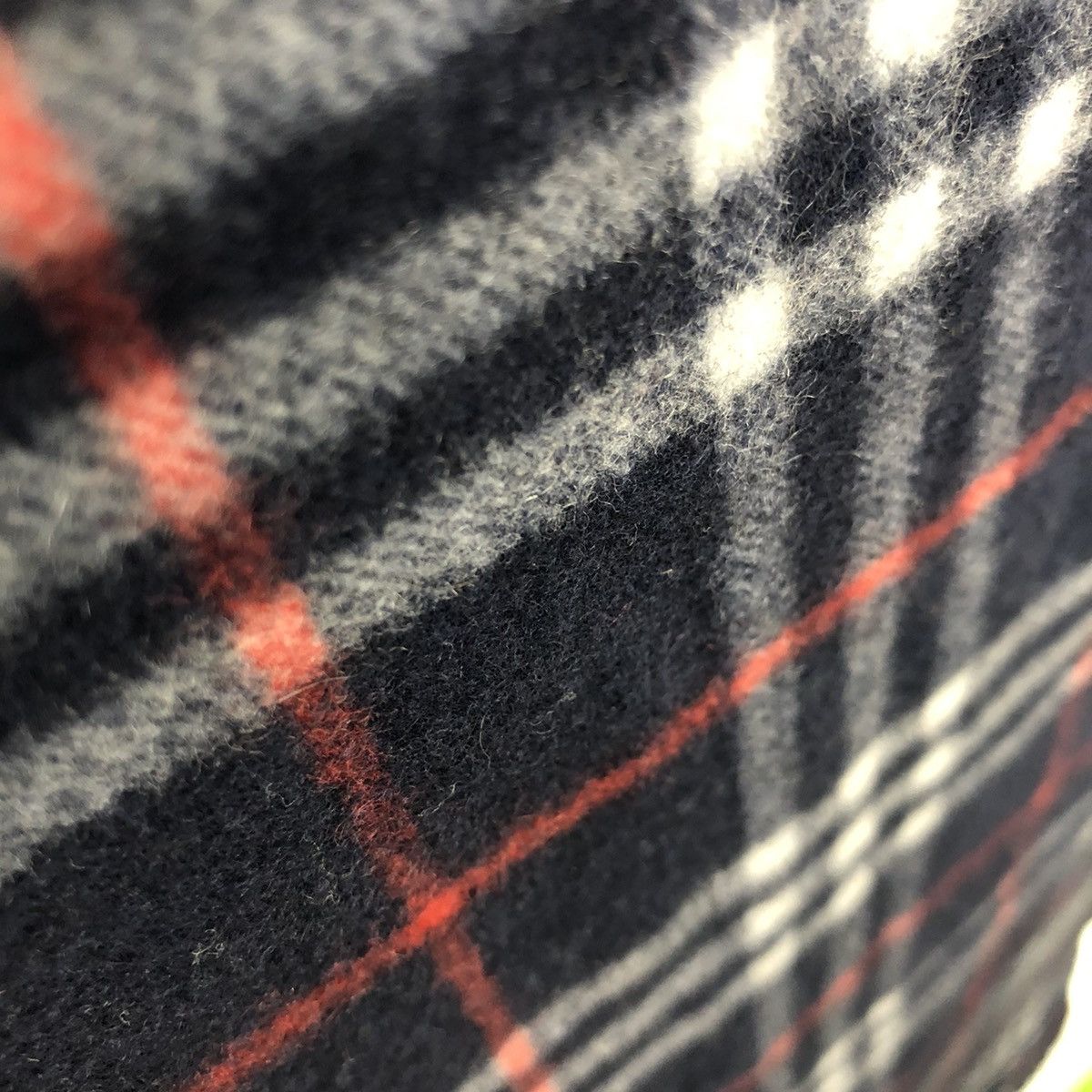 Burberry Vintage Burberrys Fringed Check Pure Cashmere Scarf Size ONE SIZE - 3 Thumbnail