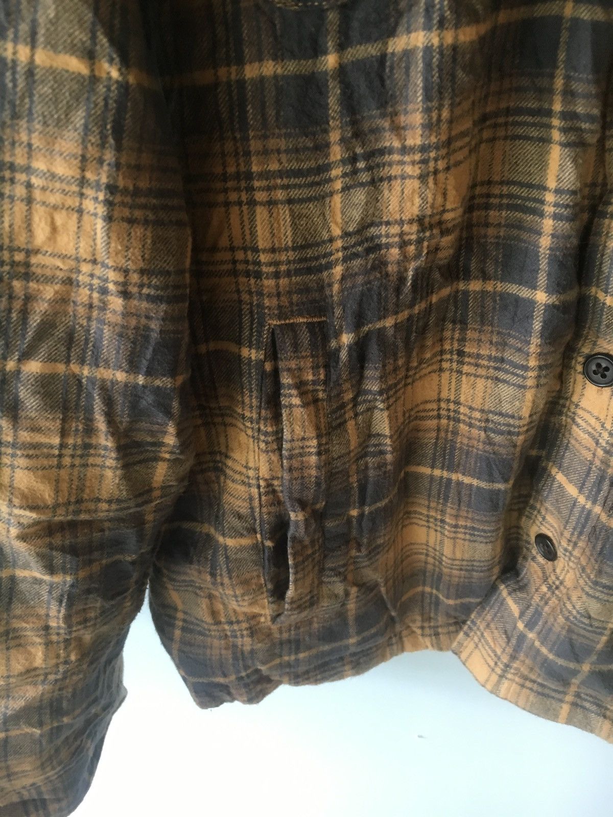 Japanese Brand UNIQLO YELLOW CHECK SIZE L SHIRT BUTTON UP Size US L / EU 52-54 / 3 - 4 Thumbnail