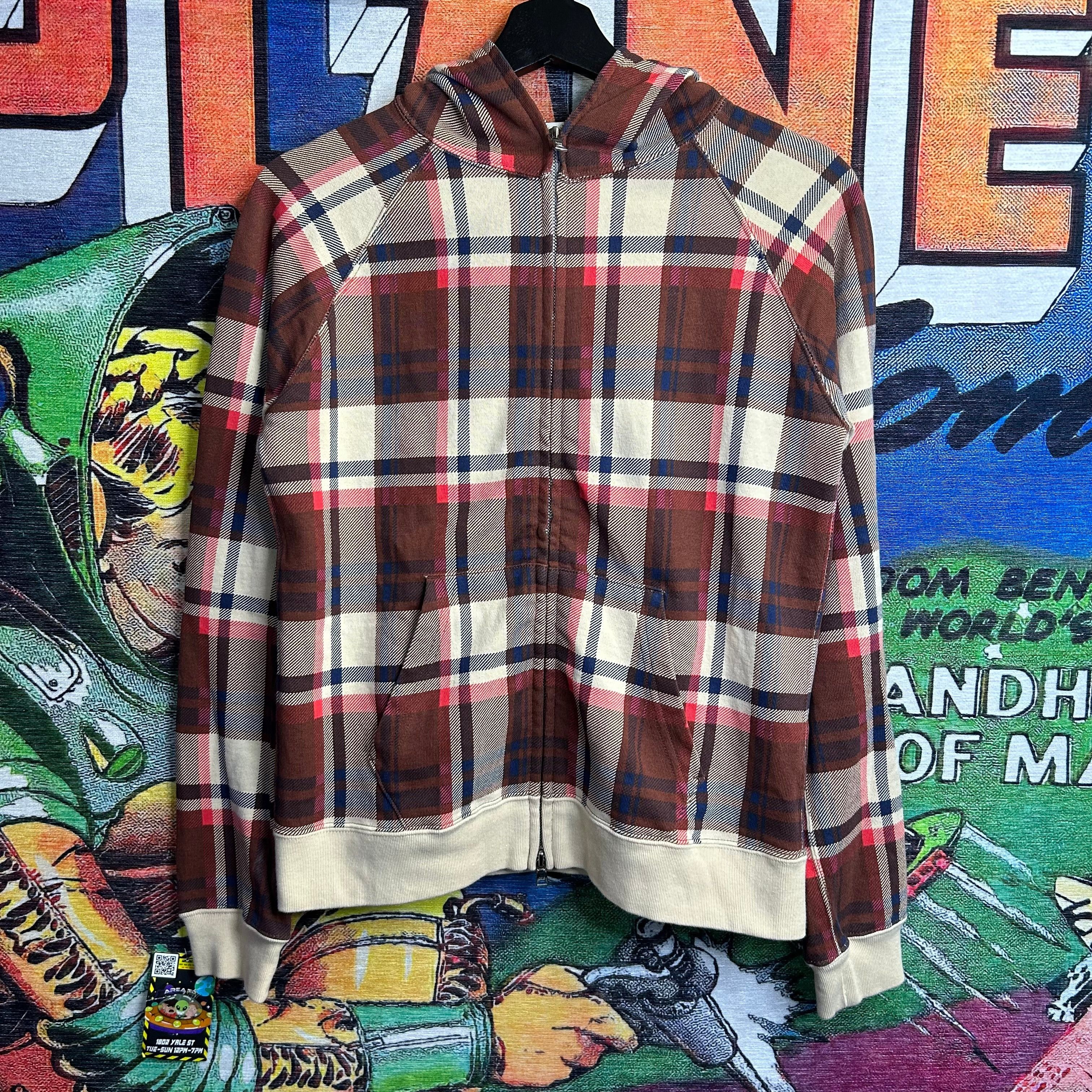 Y2K Bape Classics Plaid Full Zip Size XS