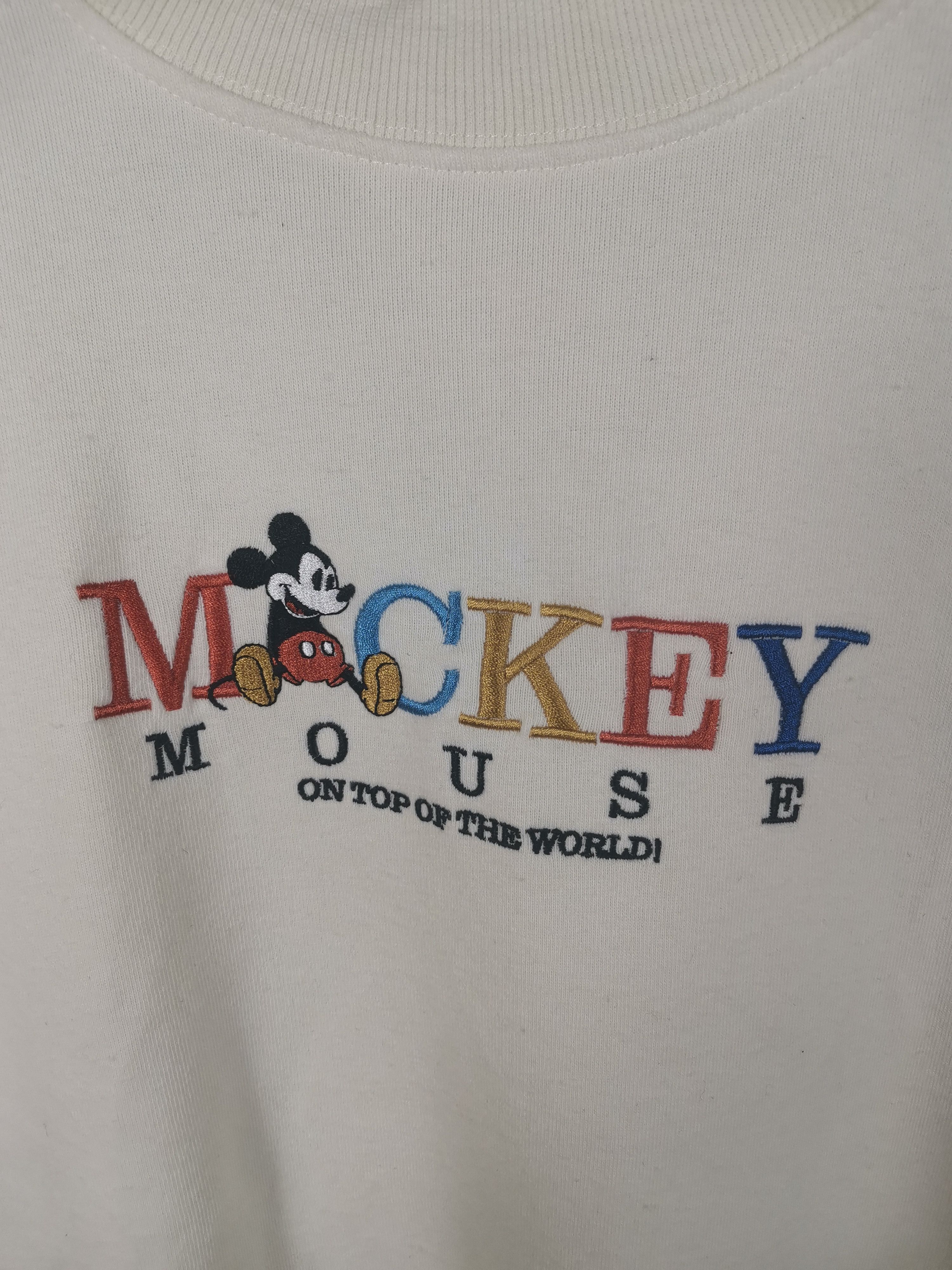 Disney Vintage Disney Mickey Mouse Crewneck Sweatshirt Size US XXL / EU 58 / 5 - 2 Thumbnail