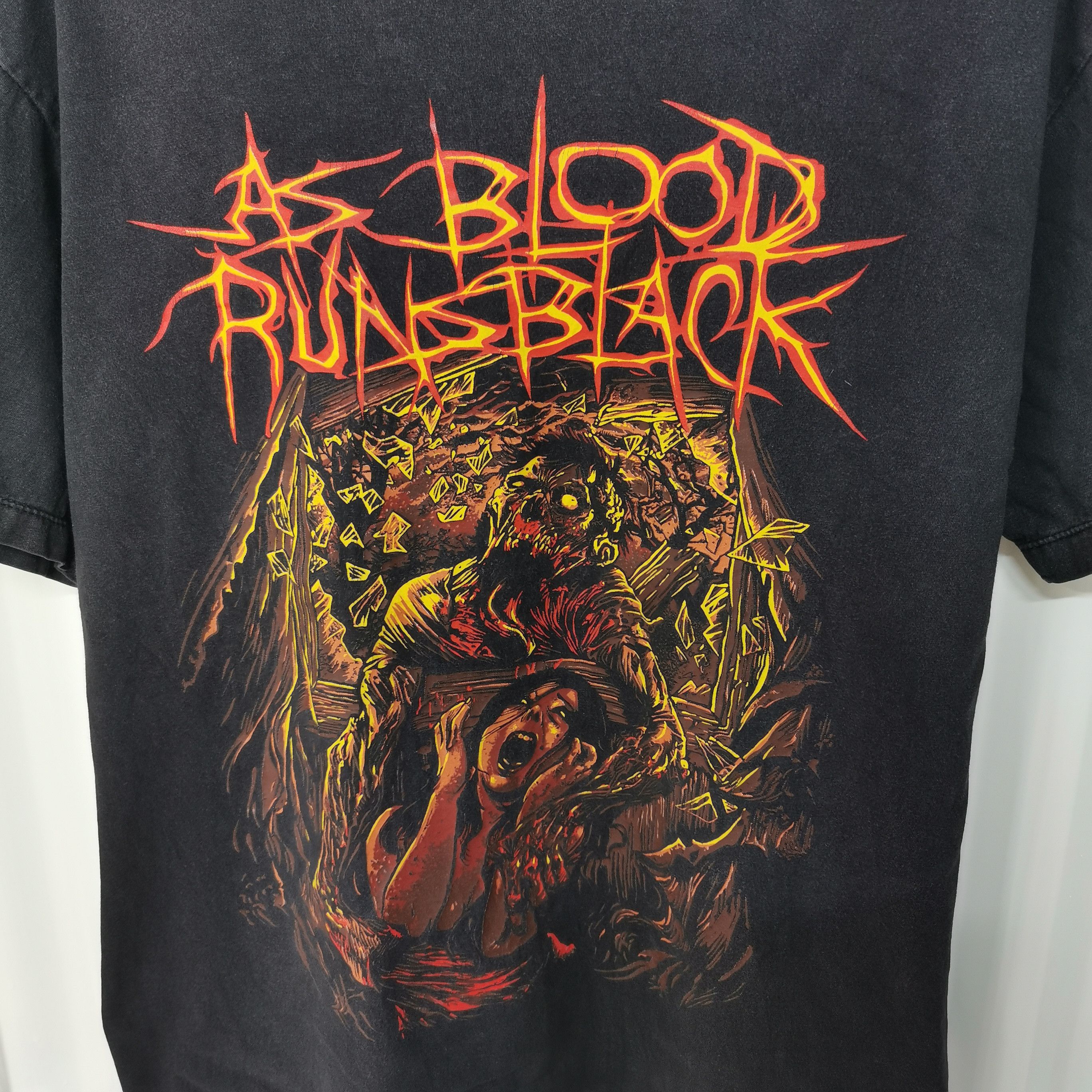 Band Tees × Vintage Vintage As Blood Runs Black tee Size US M / EU 48-50 / 2 - 2 Thumbnail