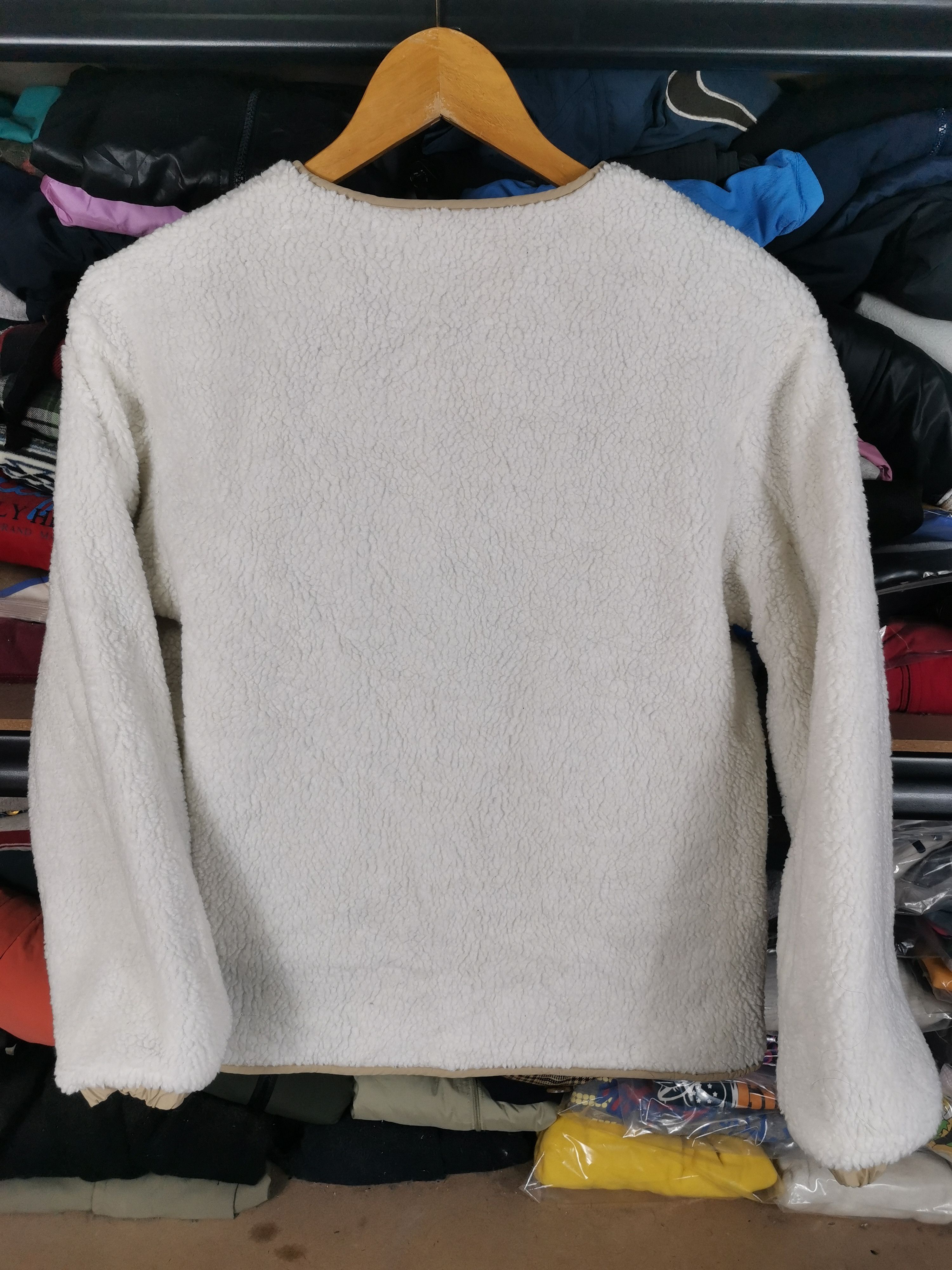 Japanese Brand Uniqlo Lemaire Reversible Quilted Sherpa Cardigan Jacket Size US S / EU 44-46 / 1 - 4 Thumbnail