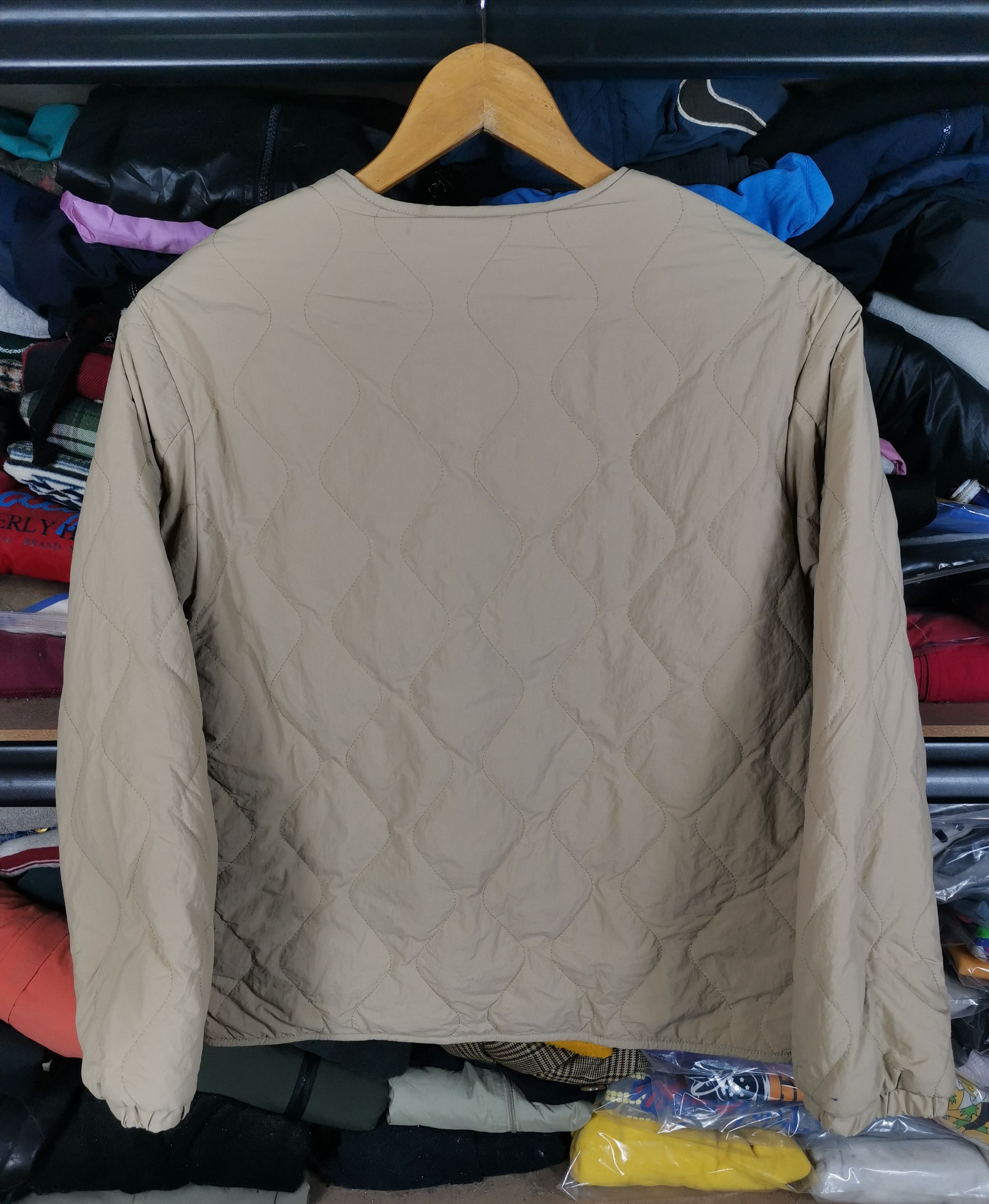 Japanese Brand Uniqlo Lemaire Reversible Quilted Sherpa Cardigan Jacket Size US S / EU 44-46 / 1 - 2 Thumbnail