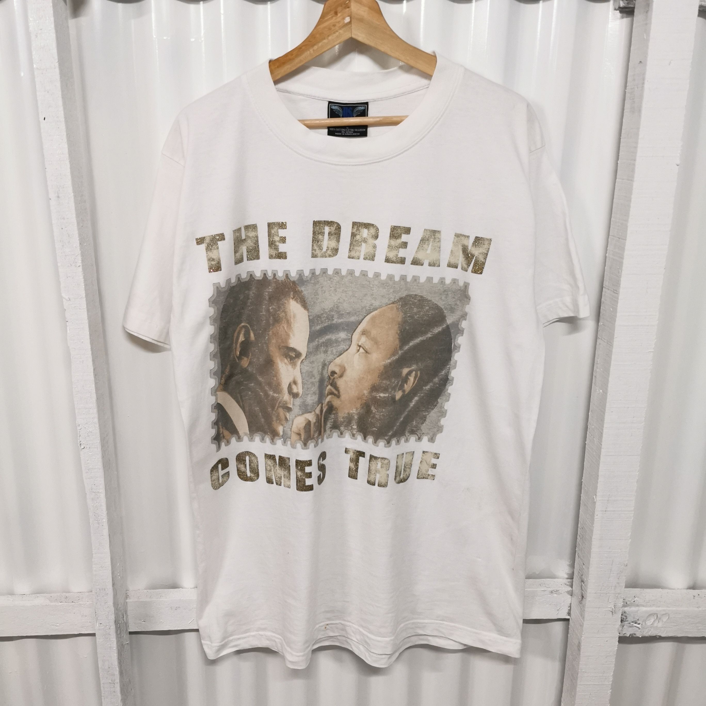Rap Tees × Vintage Vintage MLK Obama The Dream tee Size US L / EU 52-54 / 3 - 1 Thumbnail