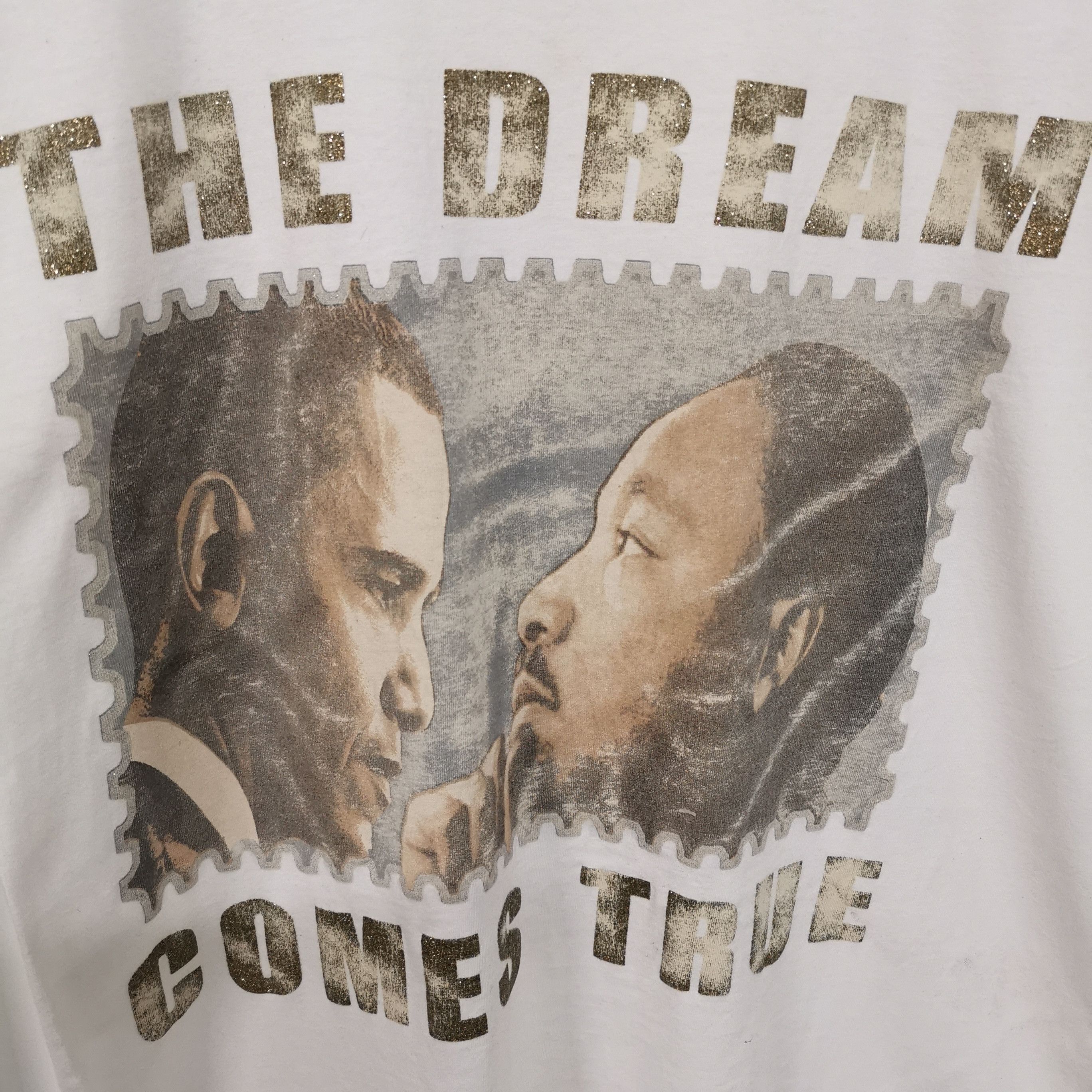 Rap Tees × Vintage Vintage MLK Obama The Dream tee Size US L / EU 52-54 / 3 - 2 Thumbnail