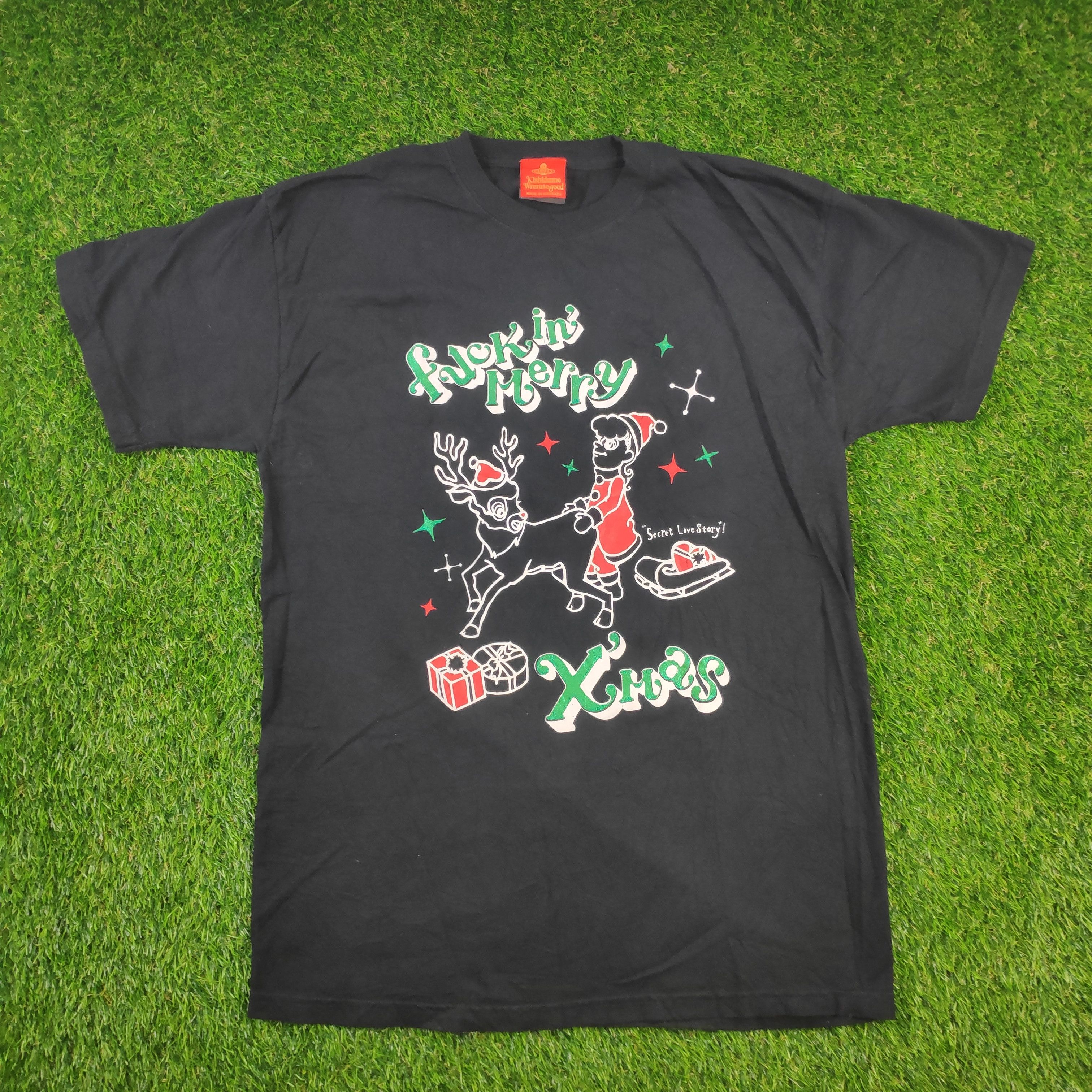 Japanese Brand Kishidenne Wrerutogood Fuckin in Xmas Size US M / EU 48-50 / 2 - 2 Thumbnail