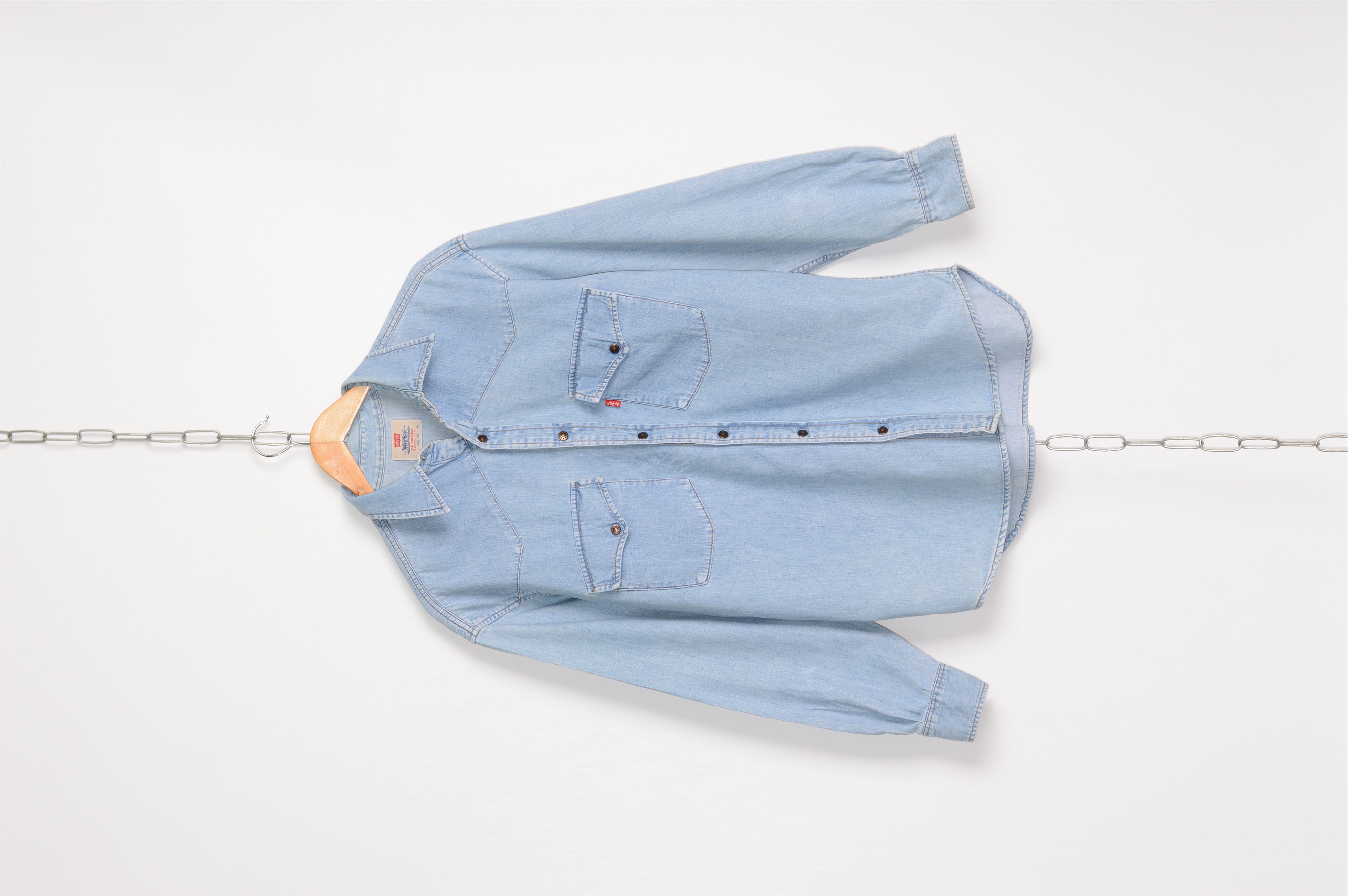 Levi's × Vintage Vintage Levis Denim Jeans Shirt Size US M / EU 48-50 / 2 - 1 Thumbnail