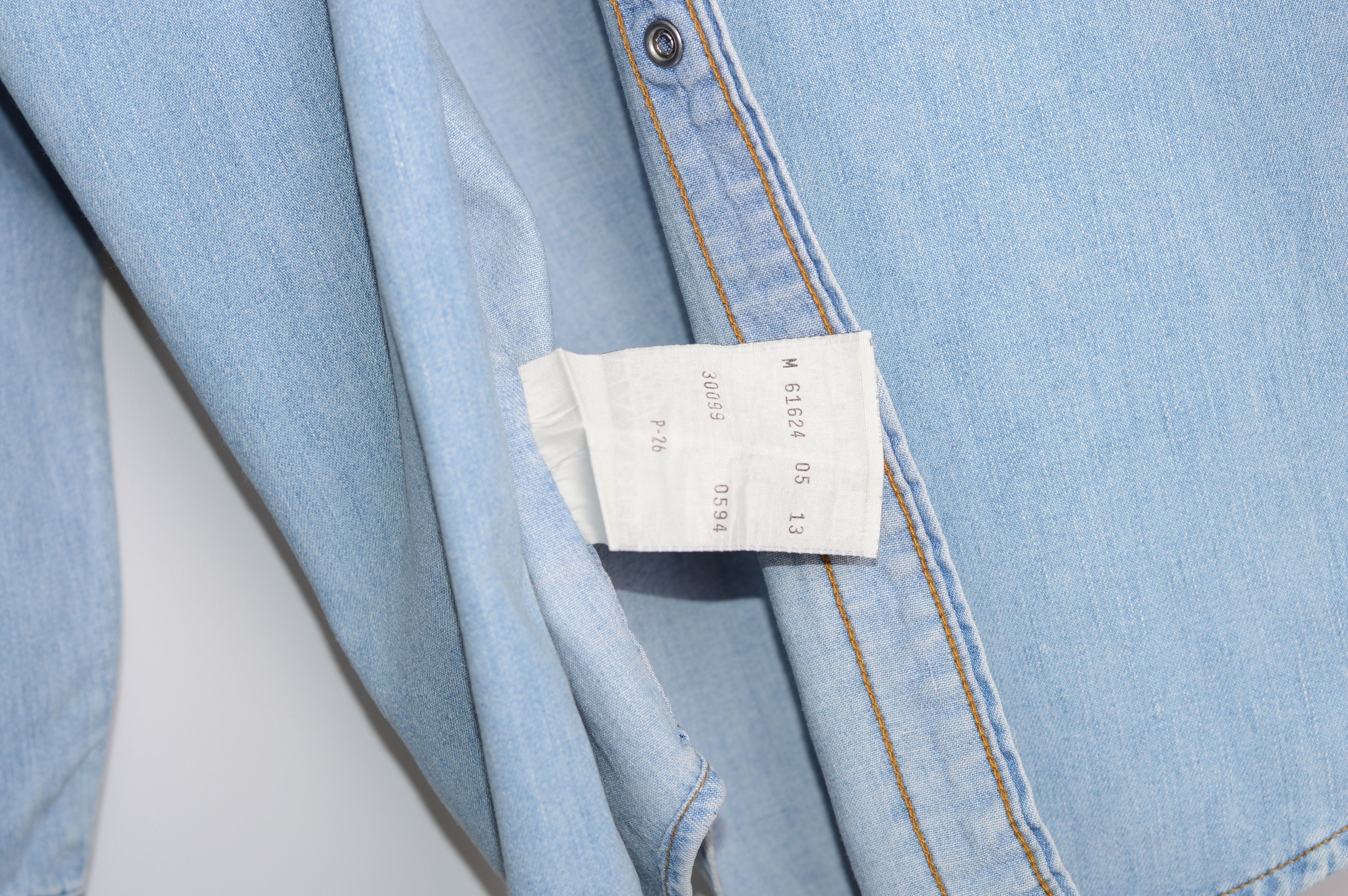 Levi's × Vintage Vintage Levis Denim Jeans Shirt Size US M / EU 48-50 / 2 - 9 Thumbnail