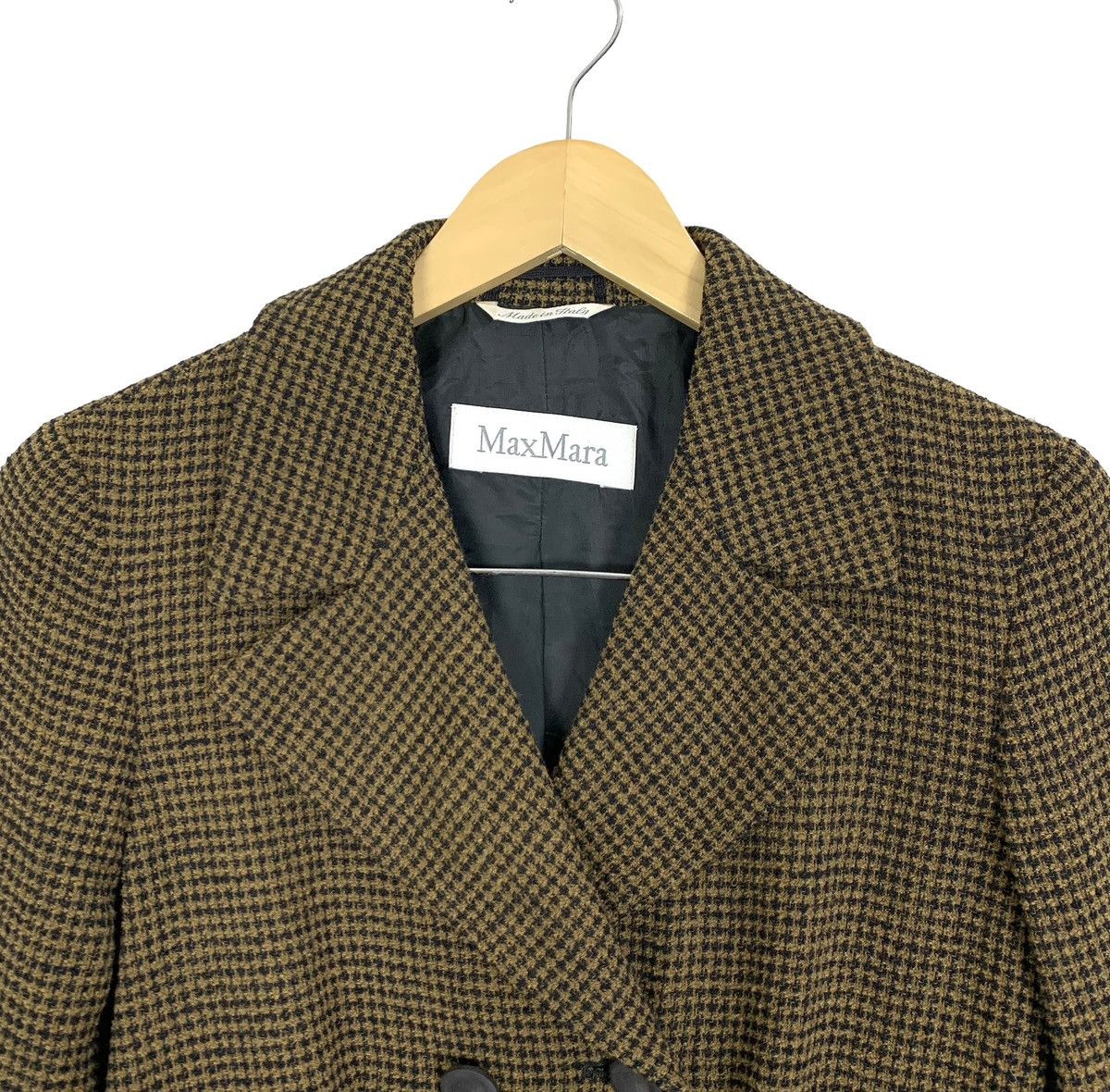Max Mara Vintage Max Mara Monogram Wool Double Breasted Coat Size 38 Size M / US 6-8 / IT 42-44 - 4 Thumbnail