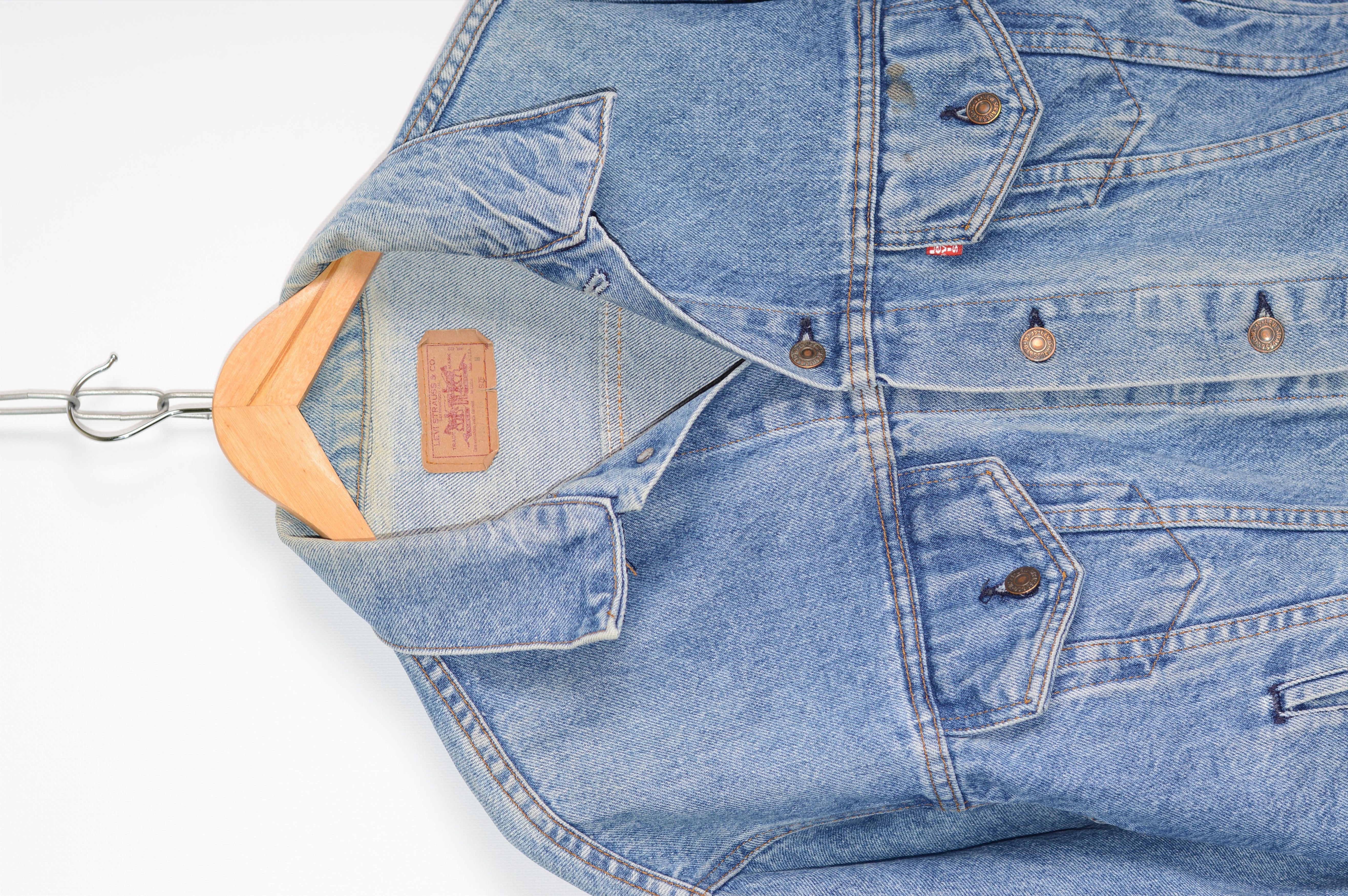 Levi's × Vintage Vintage Levis Denim Jeans Trucker Jacket Size US M / EU 48-50 / 2 - 3 Thumbnail