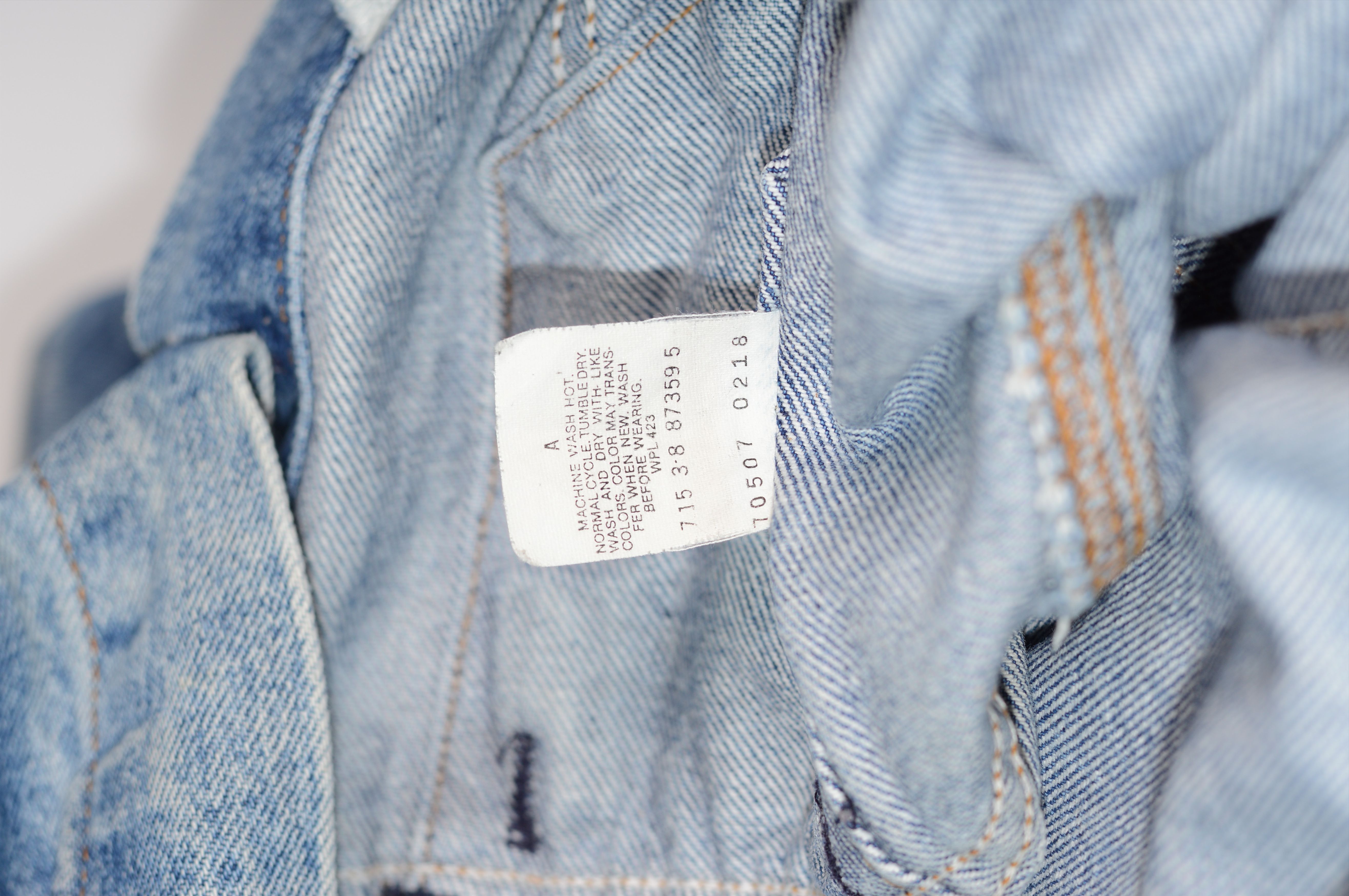 Levi's × Vintage Vintage Levis Denim Jeans Trucker Jacket Size US M / EU 48-50 / 2 - 15 Thumbnail