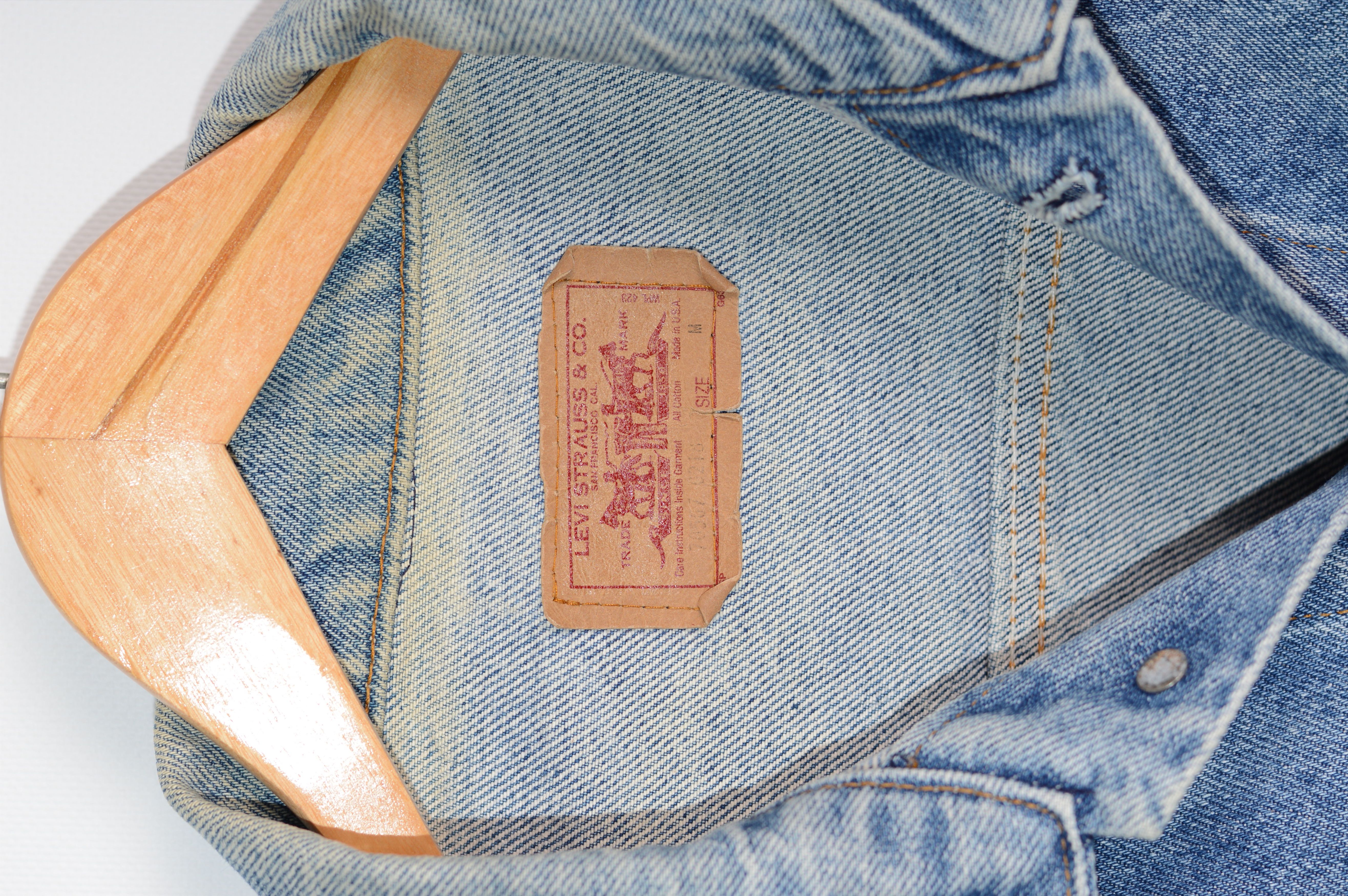 Levi's × Vintage Vintage Levis Denim Jeans Trucker Jacket Size US M / EU 48-50 / 2 - 4 Thumbnail