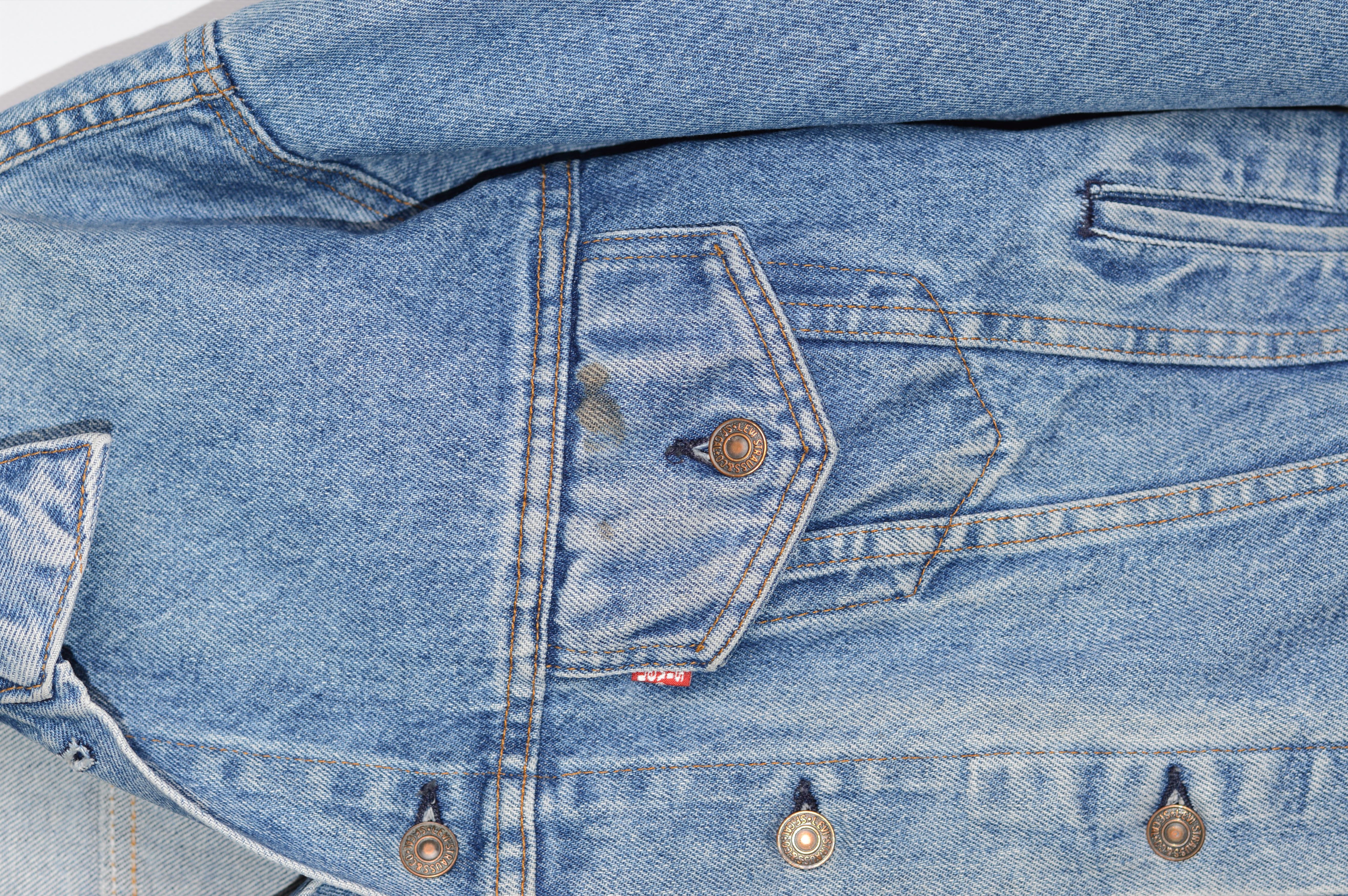 Levi's × Vintage Vintage Levis Denim Jeans Trucker Jacket Size US M / EU 48-50 / 2 - 6 Thumbnail