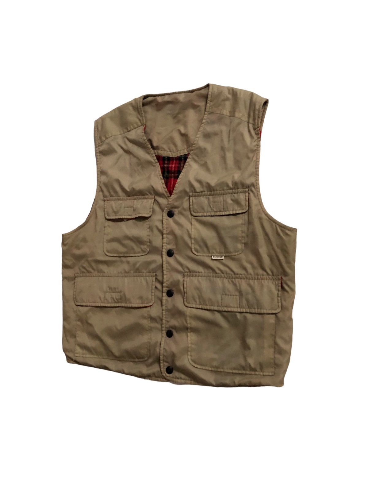 Japanese Brand × Vintage Vintage Musshu Riversible Multy Pocket Vests Size US M / EU 48-50 / 2 - 5 Thumbnail