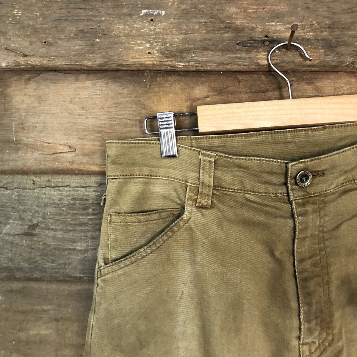 Faded Glory × Japanese Brand Field Core Brown multi pocket tactical cargo Pants #5692 Size US 30 / EU 46 - 4 Thumbnail