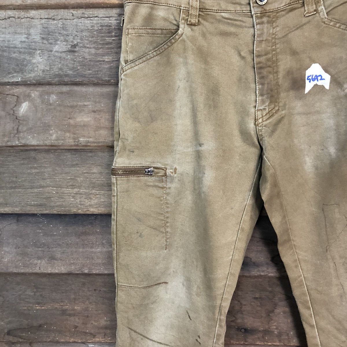 Faded Glory × Japanese Brand Field Core Brown multi pocket tactical cargo Pants #5692 Size US 30 / EU 46 - 6 Thumbnail