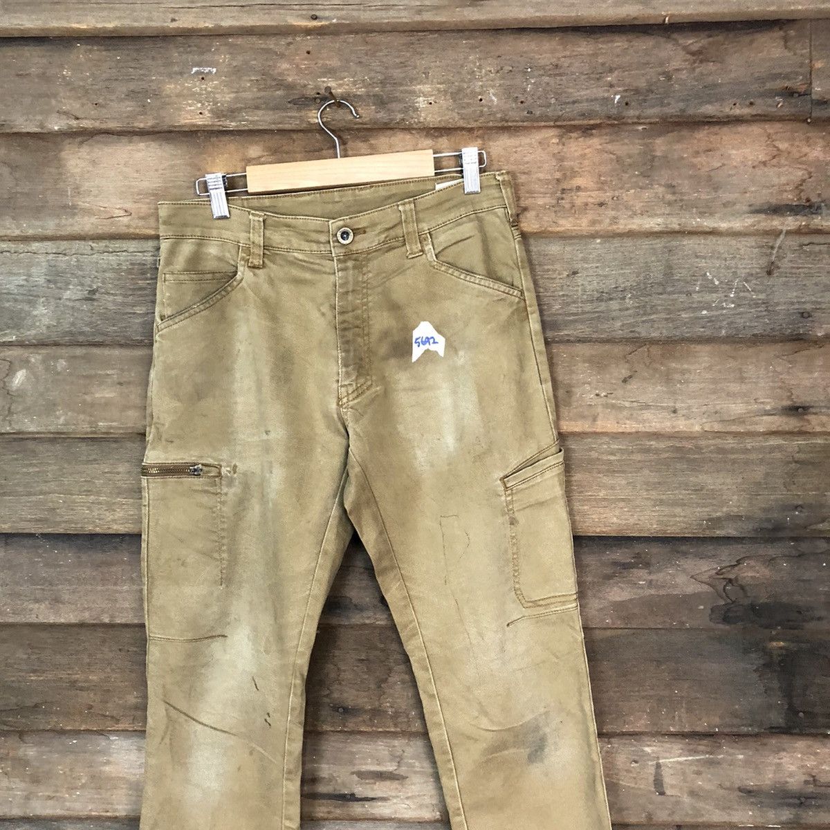 Faded Glory × Japanese Brand Field Core Brown multi pocket tactical cargo Pants #5692 Size US 30 / EU 46 - 2 Thumbnail