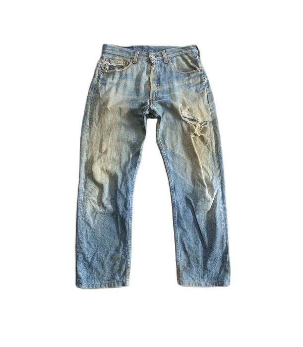 Vintage Vintage 90s Levis 501 Faded Blue Jeans Made In Usa Grailed
