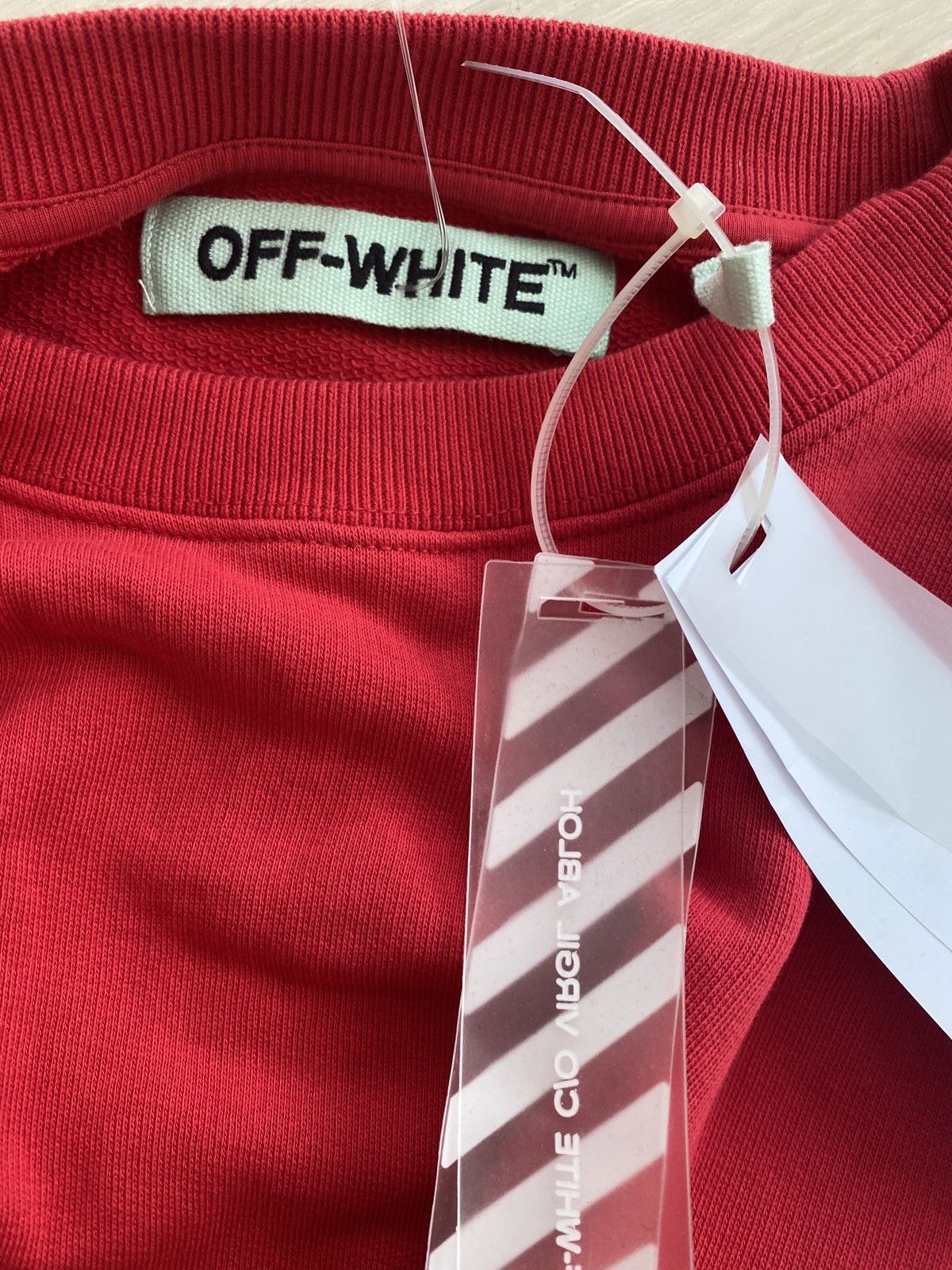 Off-White 🔥🧼OFF-WHITE DIAGONALS CREWNECK Size US M / EU 48-50 / 2 - 5 Thumbnail