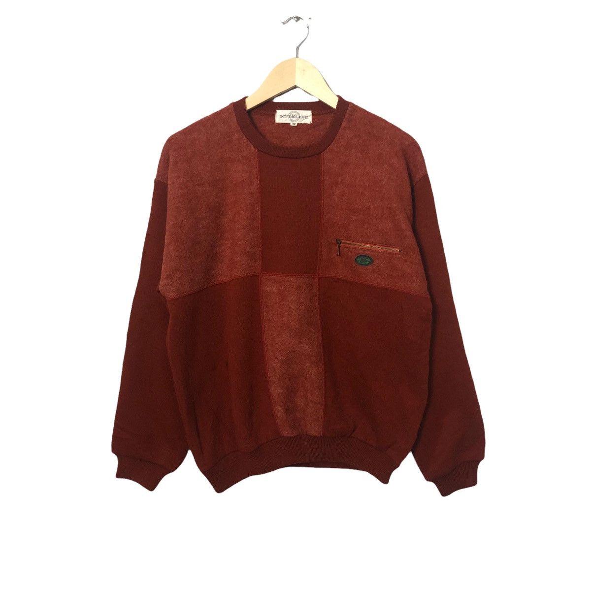 Japanese Brand Vintage Inter Classic Patchwork Sweatshirt Size US M / EU 48-50 / 2 - 1 Thumbnail