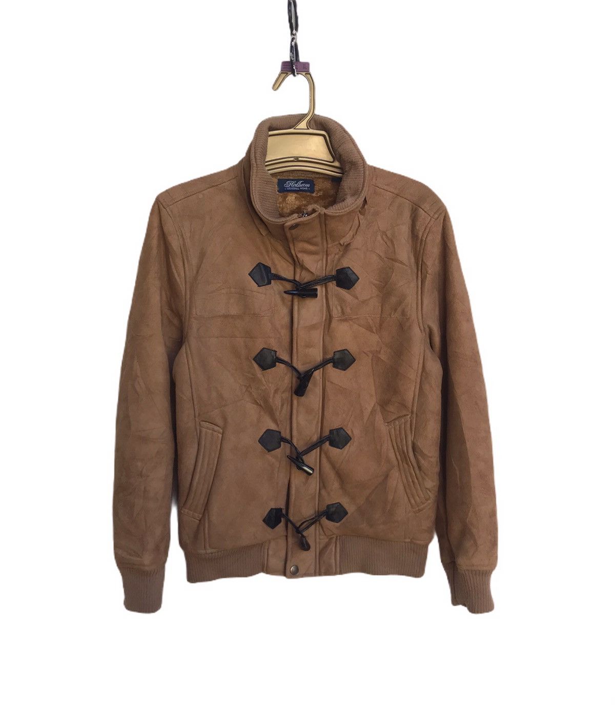 Japanese Brand 🔥Halham Duffle Jacket Fleece Inside Size US S / EU 44-46 / 1 - 1 Thumbnail