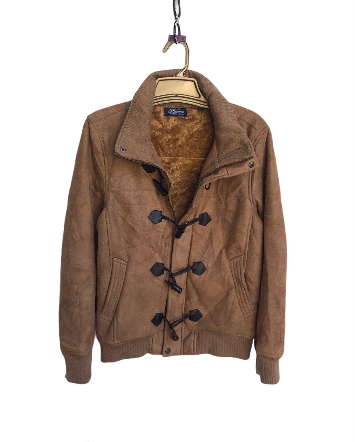 Japanese Brand 🔥Halham Duffle Jacket Fleece Inside Size US S / EU 44-46 / 1 - 3 Thumbnail