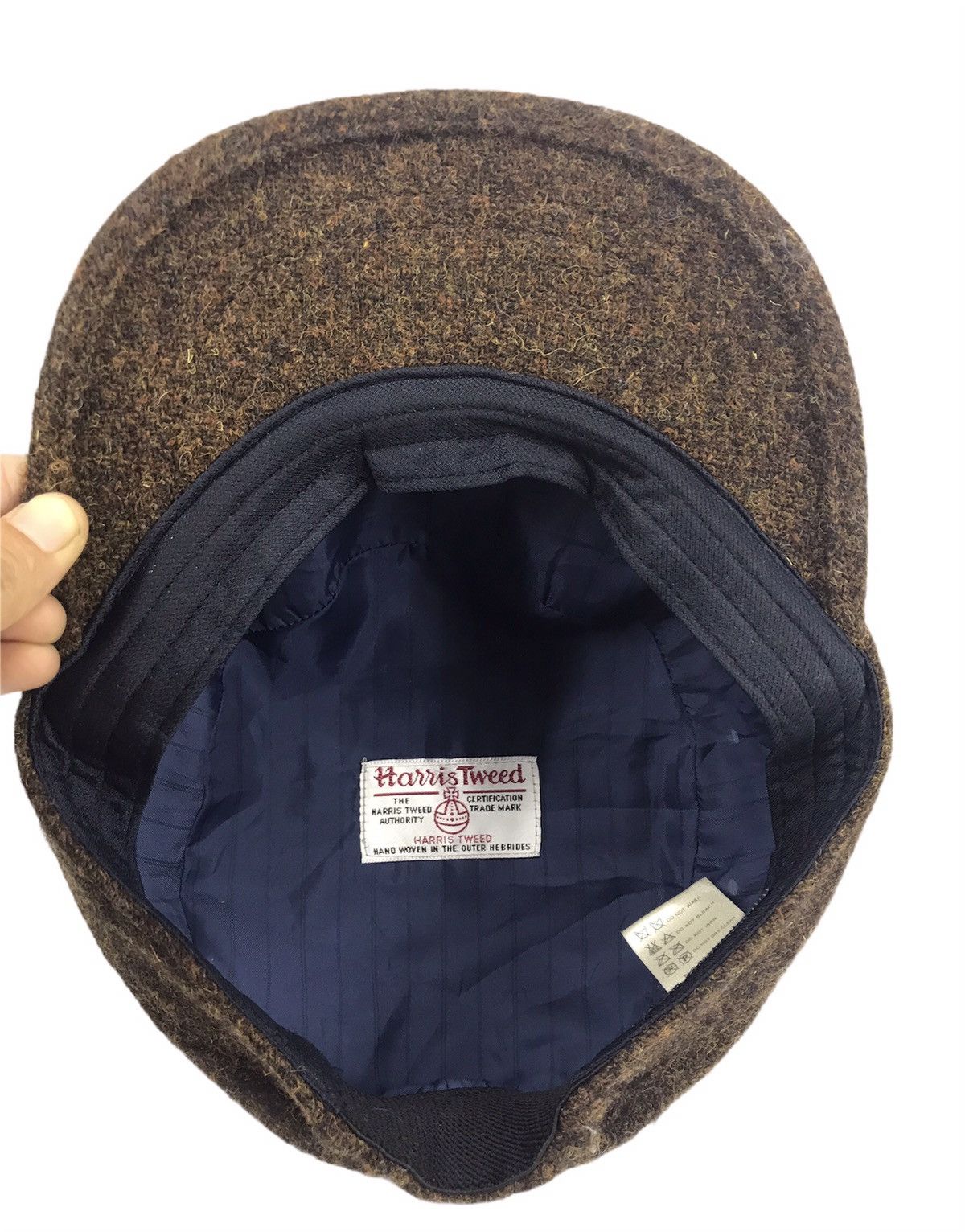 Harris Tweed Harris Tweed Beret Hat Streetwear Street Fashion Override Size ONE SIZE - 5 Thumbnail