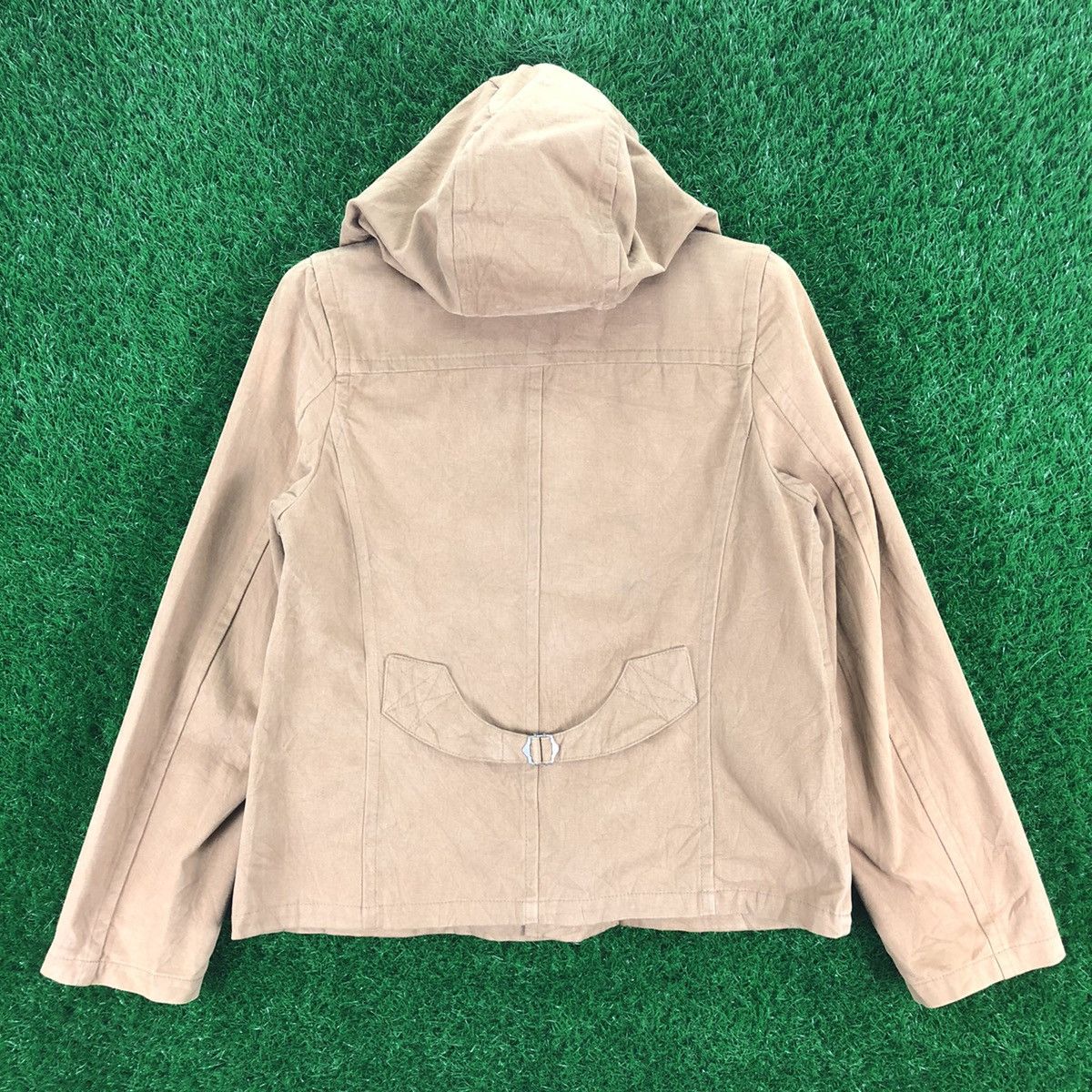 Issey Miyake Vintage 90's Jacket Hoodie Buckle Back by Sunao Kuwahara Size XS / US 0-2 / IT 36-38 - 4 Thumbnail