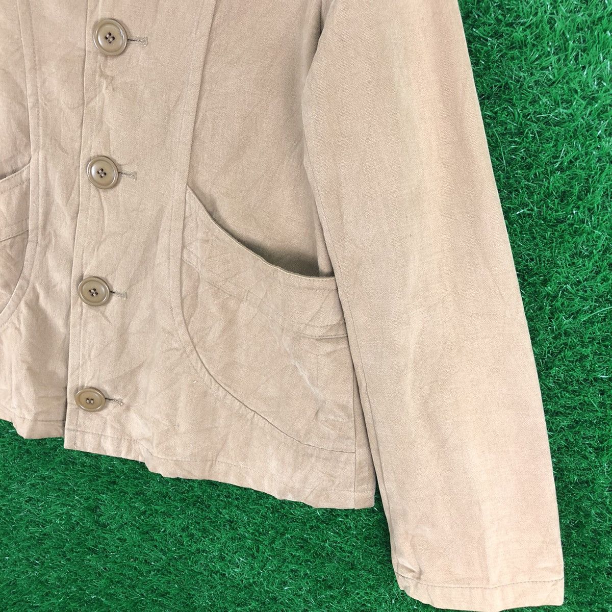 Issey Miyake Vintage 90's Jacket Hoodie Buckle Back by Sunao Kuwahara Size XS / US 0-2 / IT 36-38 - 3 Thumbnail