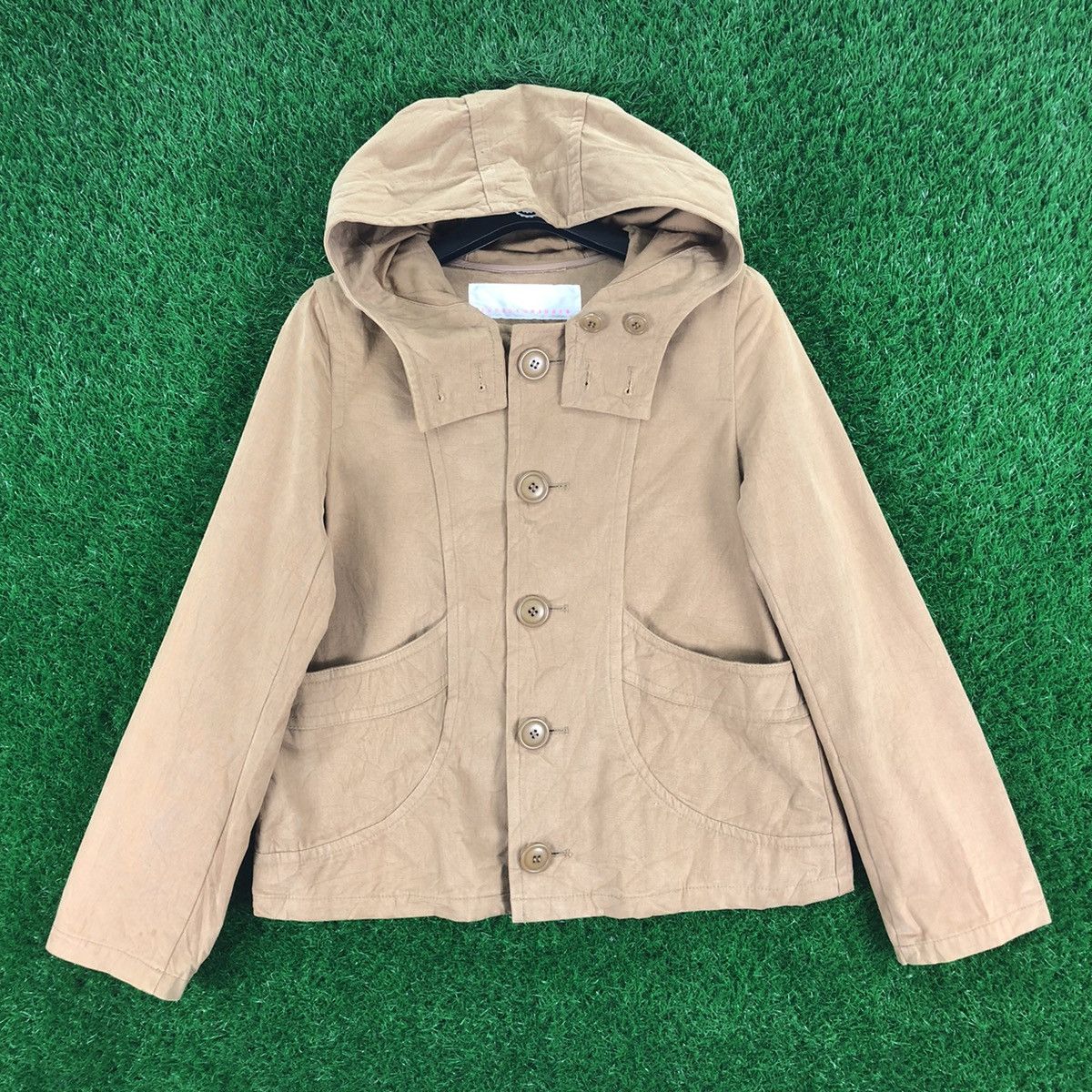 Issey Miyake Vintage 90's Jacket Hoodie Buckle Back by Sunao Kuwahara Size XS / US 0-2 / IT 36-38 - 1 Thumbnail