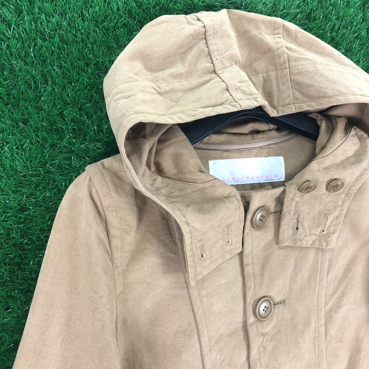 Issey Miyake Vintage 90's Jacket Hoodie Buckle Back by Sunao Kuwahara Size XS / US 0-2 / IT 36-38 - 2 Thumbnail