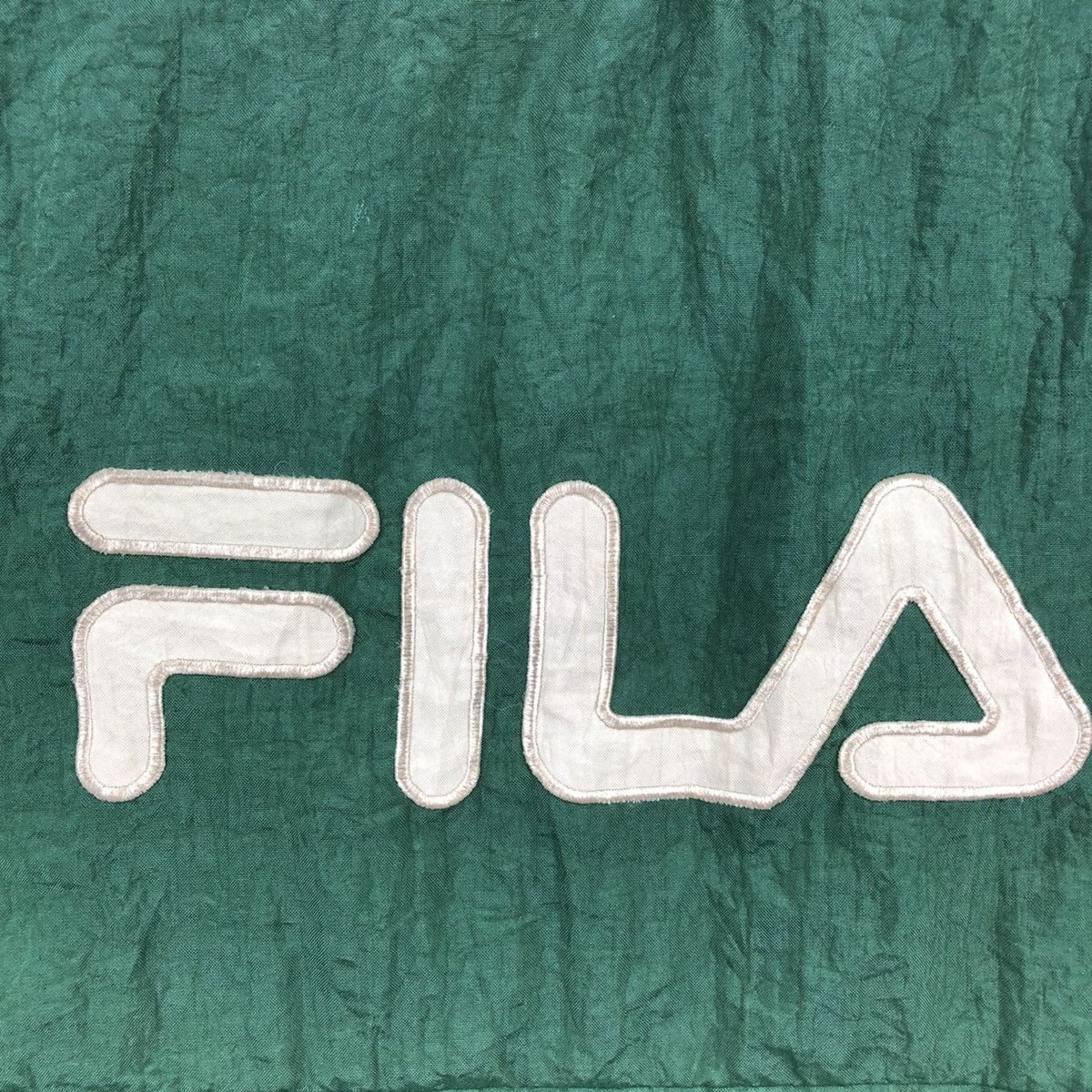 Fila Vintage 90's Fila Big Logo Embroidered Windbreaker Size US XL / EU 56 / 4 - 10 Thumbnail