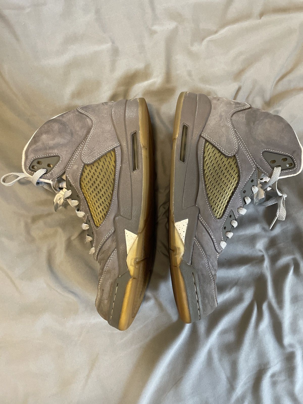 Jordan Brand × Nike Jordan 5 Wolf Grey 2011 Size US 12 / EU 45 - 4 Thumbnail