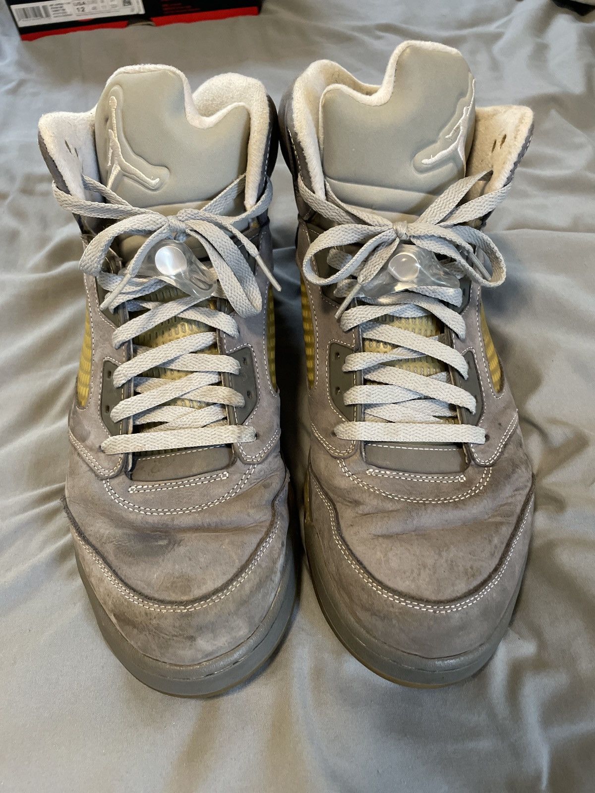 Jordan Brand × Nike Jordan 5 Wolf Grey 2011 Size US 12 / EU 45 - 1 Thumbnail