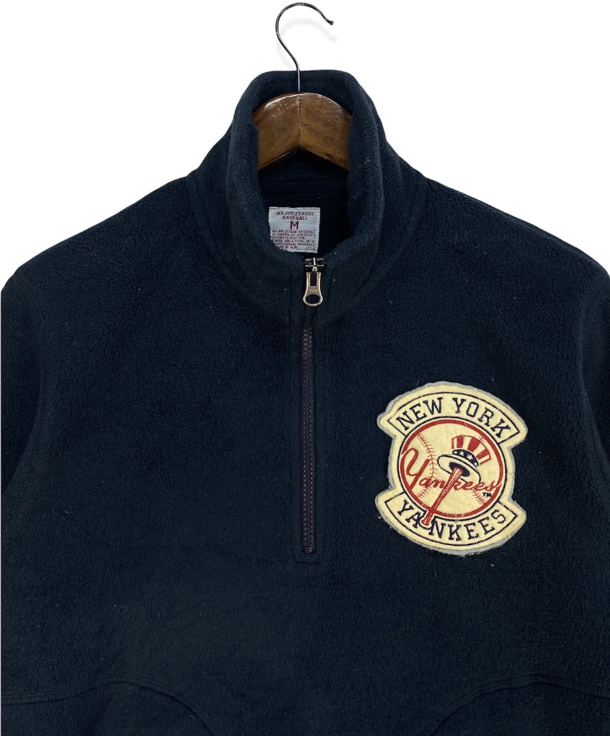 New York Yankees New York Yankees Fleece Half Zip Size US M / EU 48-50 / 2 - 2 Thumbnail