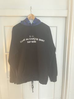 Supreme Cdg Hoodie Grailed